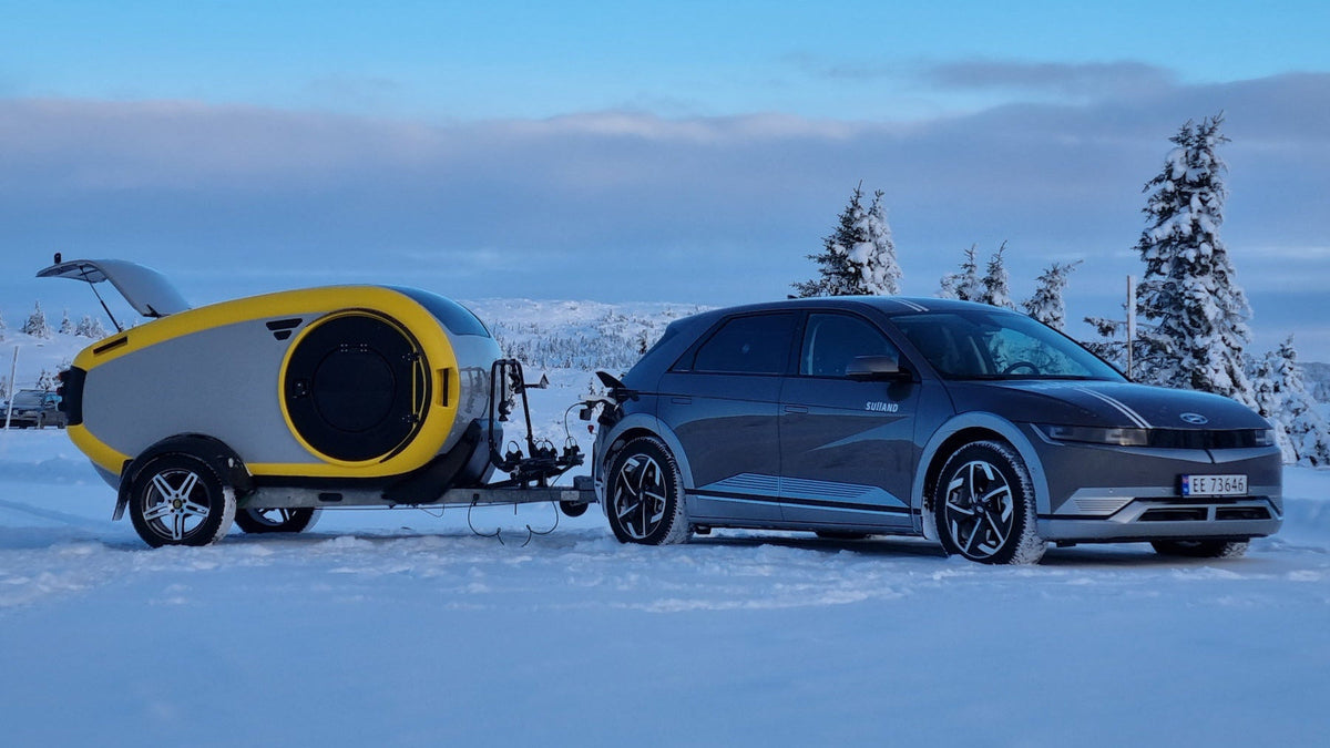 Hyundai Ioniq 5 zeiht Caravan von Mink