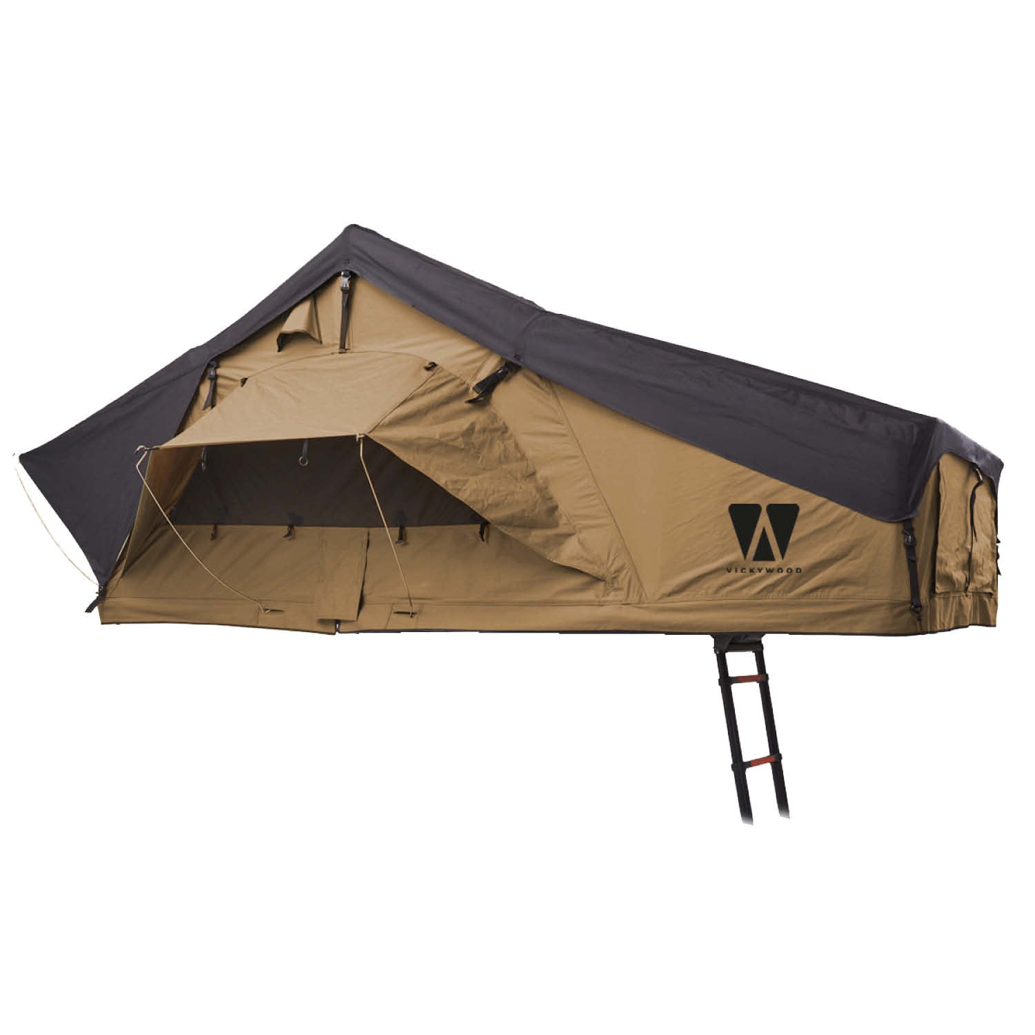 3 dog dachzelt VICKYWOOD BIG WILLOW – Klapp-Dachzelt für 2–5 Personen, wetterfest & komfortabel