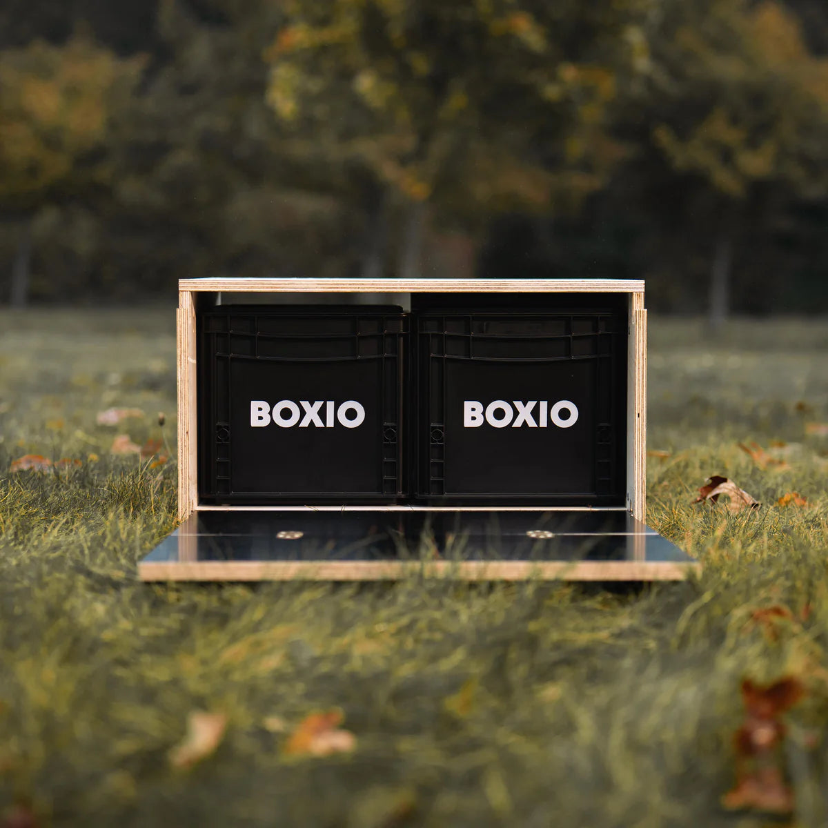 BOXIO RACK Modulare Campingbox mit Bett BUNDLE S