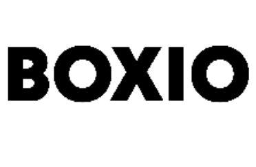 Schwarzes Logo der Marke Boxio