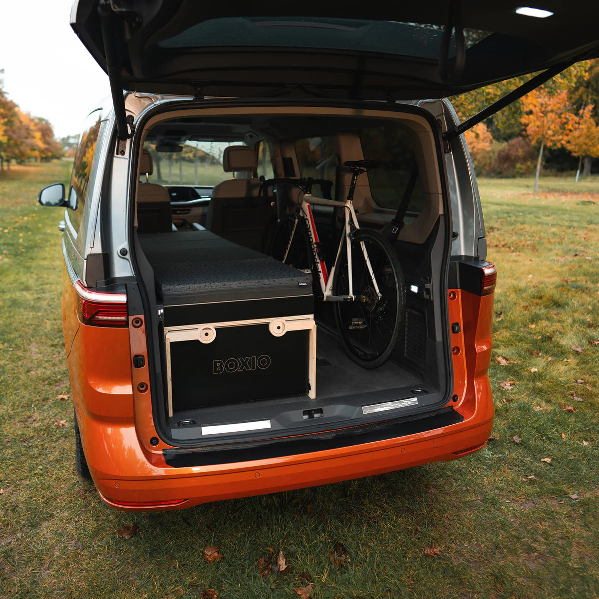 BOXIO RACK Modulare Campingbox mit Bett BUNDLE S