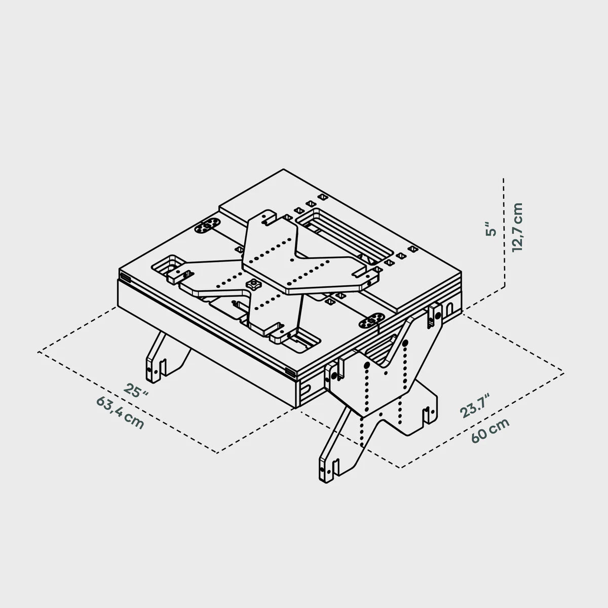 BOXIO RACK Modulares Campingbett S