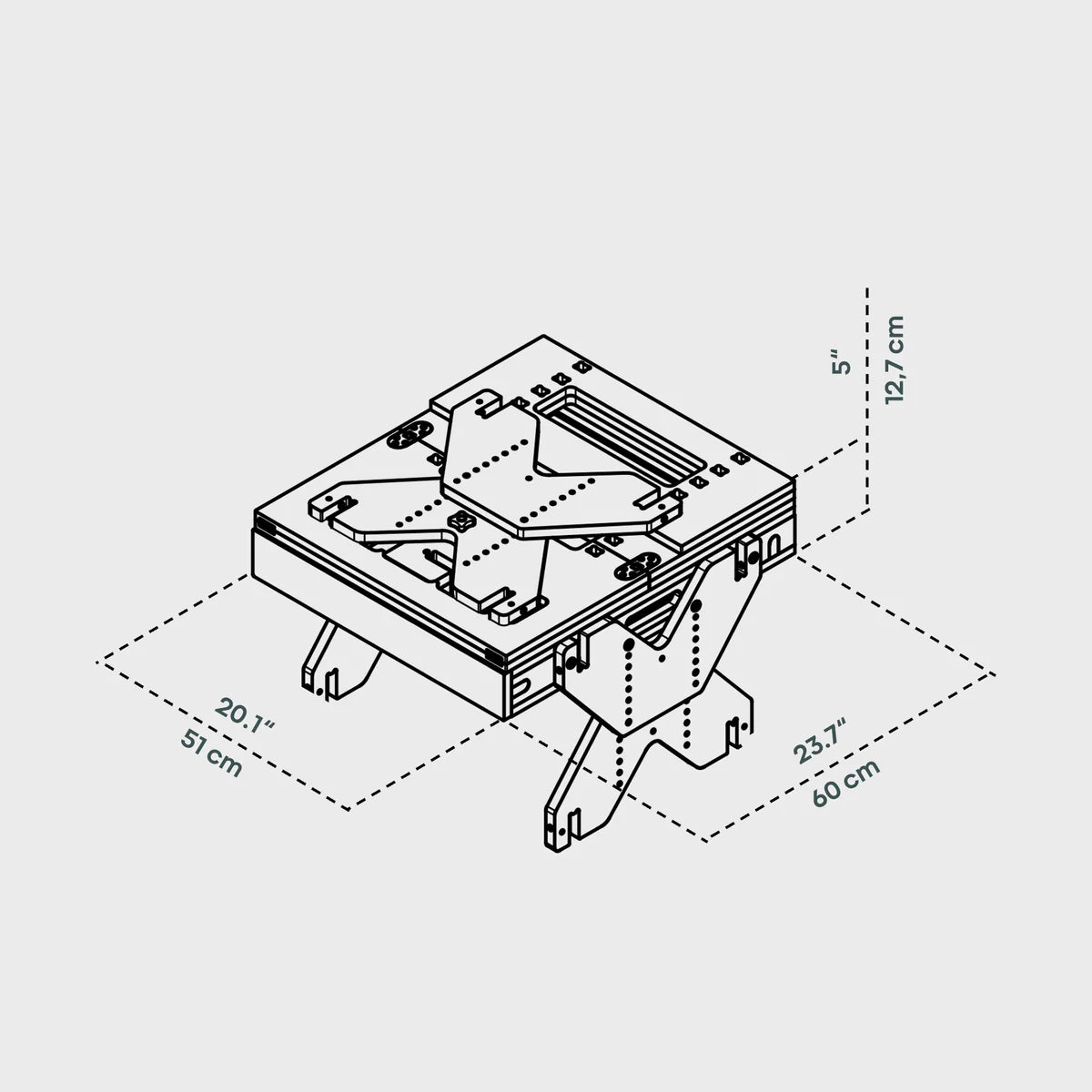 BOXIO RACK Modulares Campingbett XS