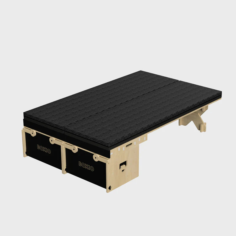 BOXIO RACK Modulare Campingbox mit Bett BUNDLE XL