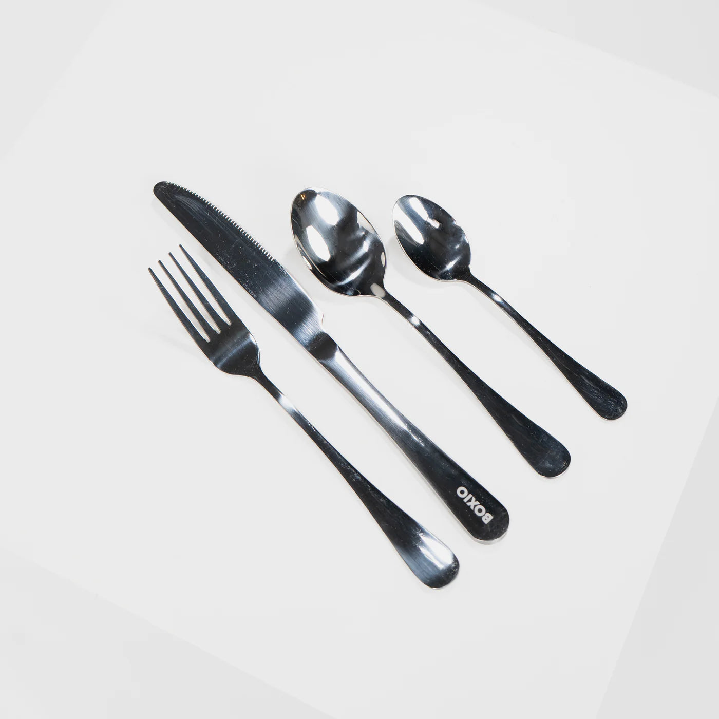 BOXIO EAT Campingbesteck Edelstahl 2er Set