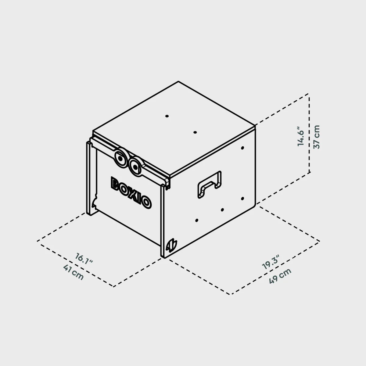 BOXIO RACK BOX Modulare Campingbox S