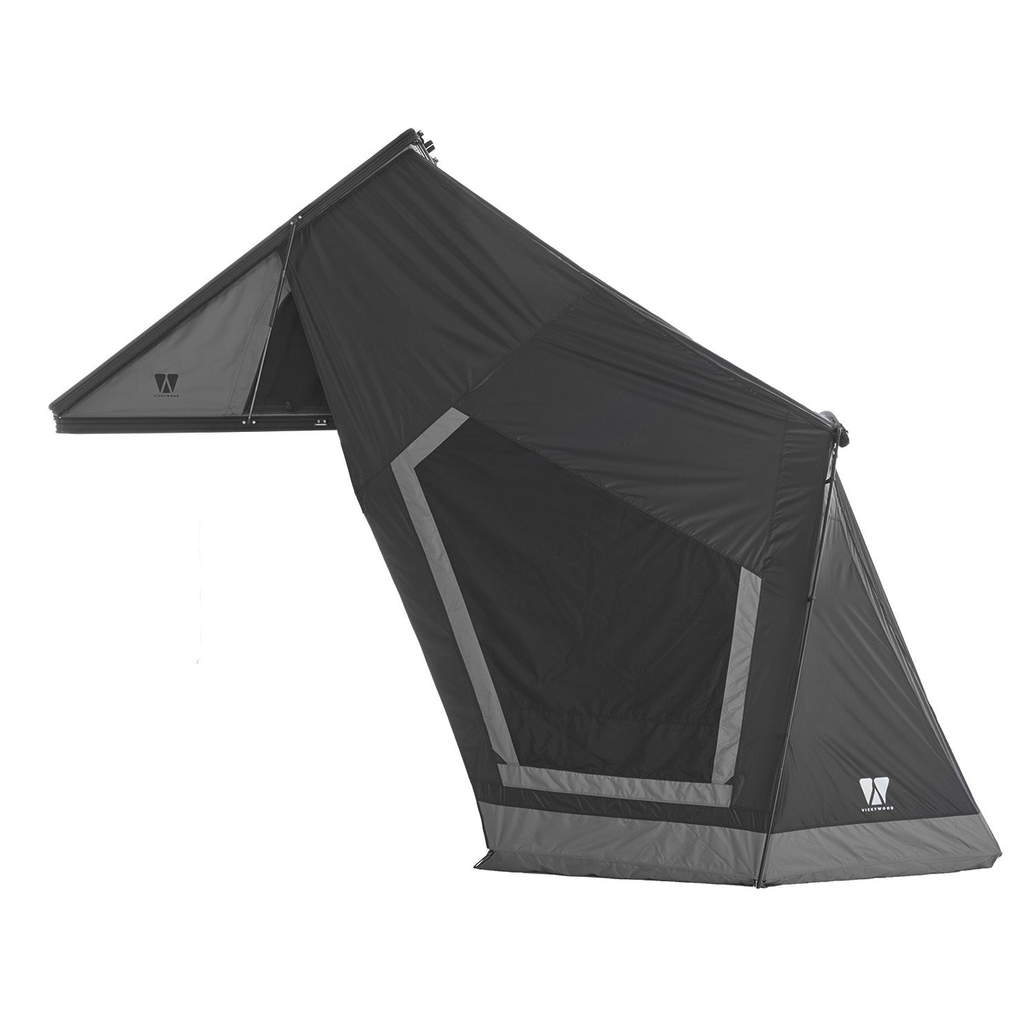 Praktisches Vorzelt für das CUMARU LIGHT: schneller Aufbau durch robusten Reißverschluss, Moskitonetze, stabiler Stand, kompaktes Packmaß.