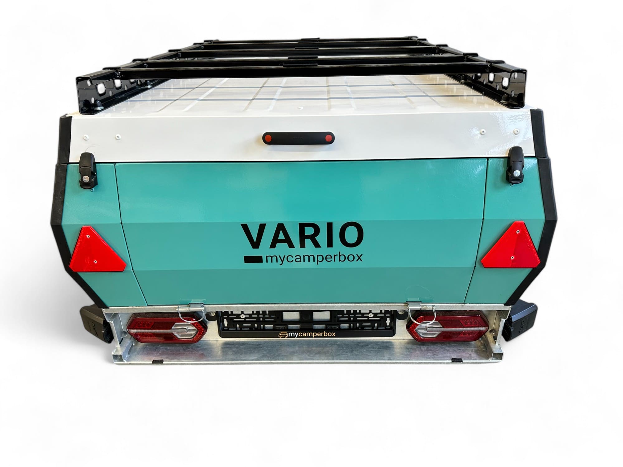VARIO Cargoliner Anhänger mit personalisierbarer Farbe, 720L Ladevolumen, und flexibler Ausstattung für Outdoor-Abenteuer.