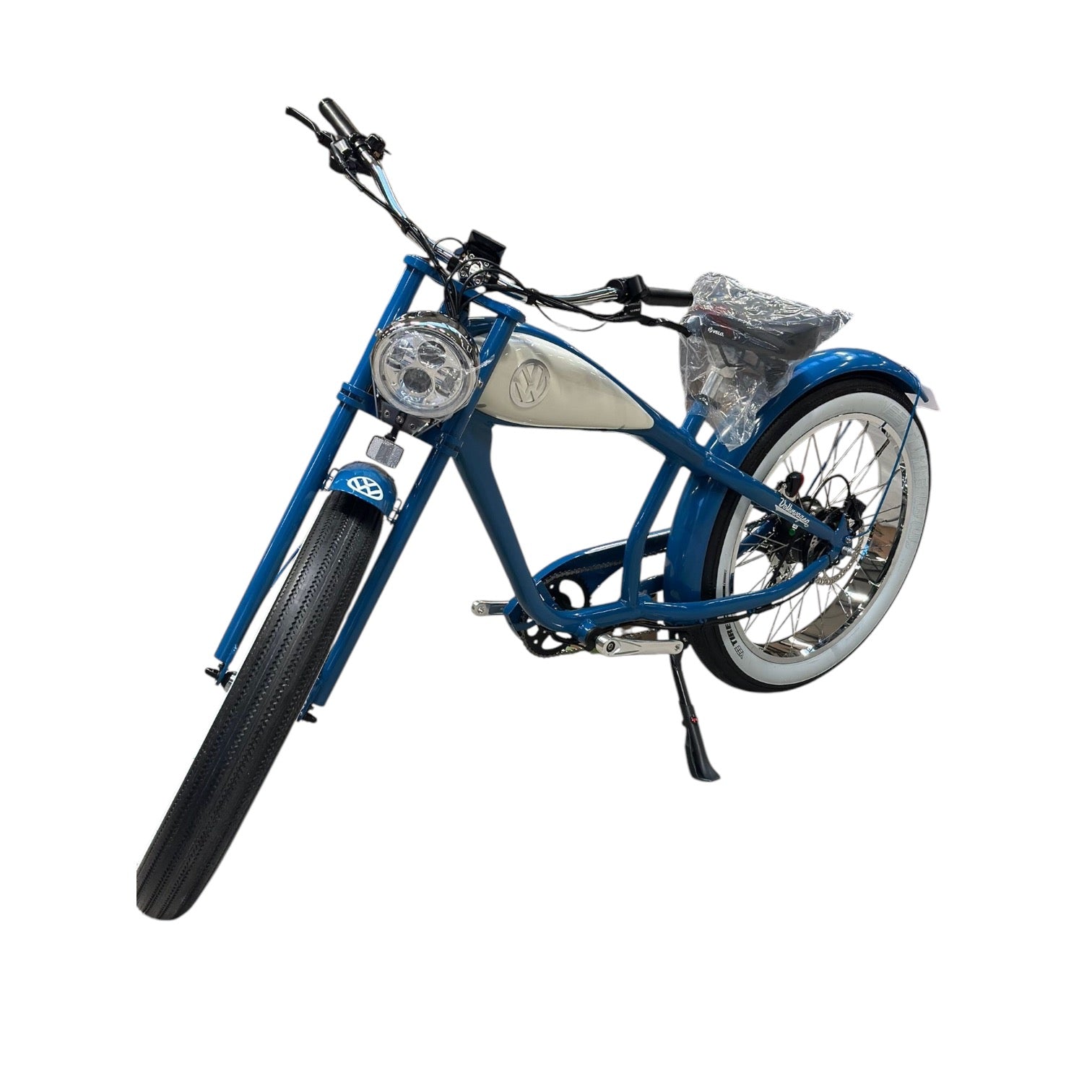 Volkswagen Bulli Bike: Handgefertigt, mit 80 km Reichweite, 250 W Motor und nostalgischem Design. Perfekt für Abenteuer und Komfort!