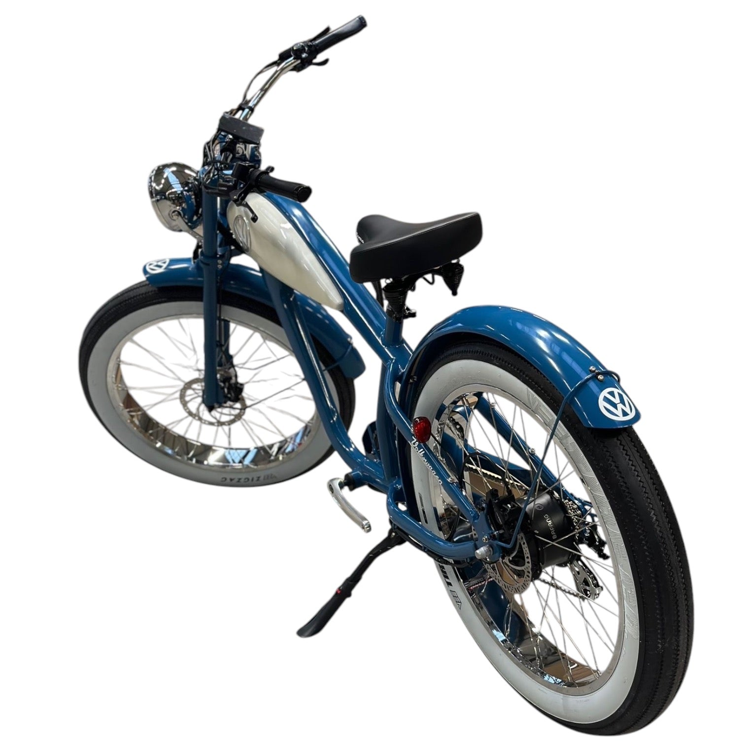 Volkswagen Bulli Bike: Handgefertigt, mit 80 km Reichweite, 250 W Motor und nostalgischem Design. Perfekt für Abenteuer und Komfort!