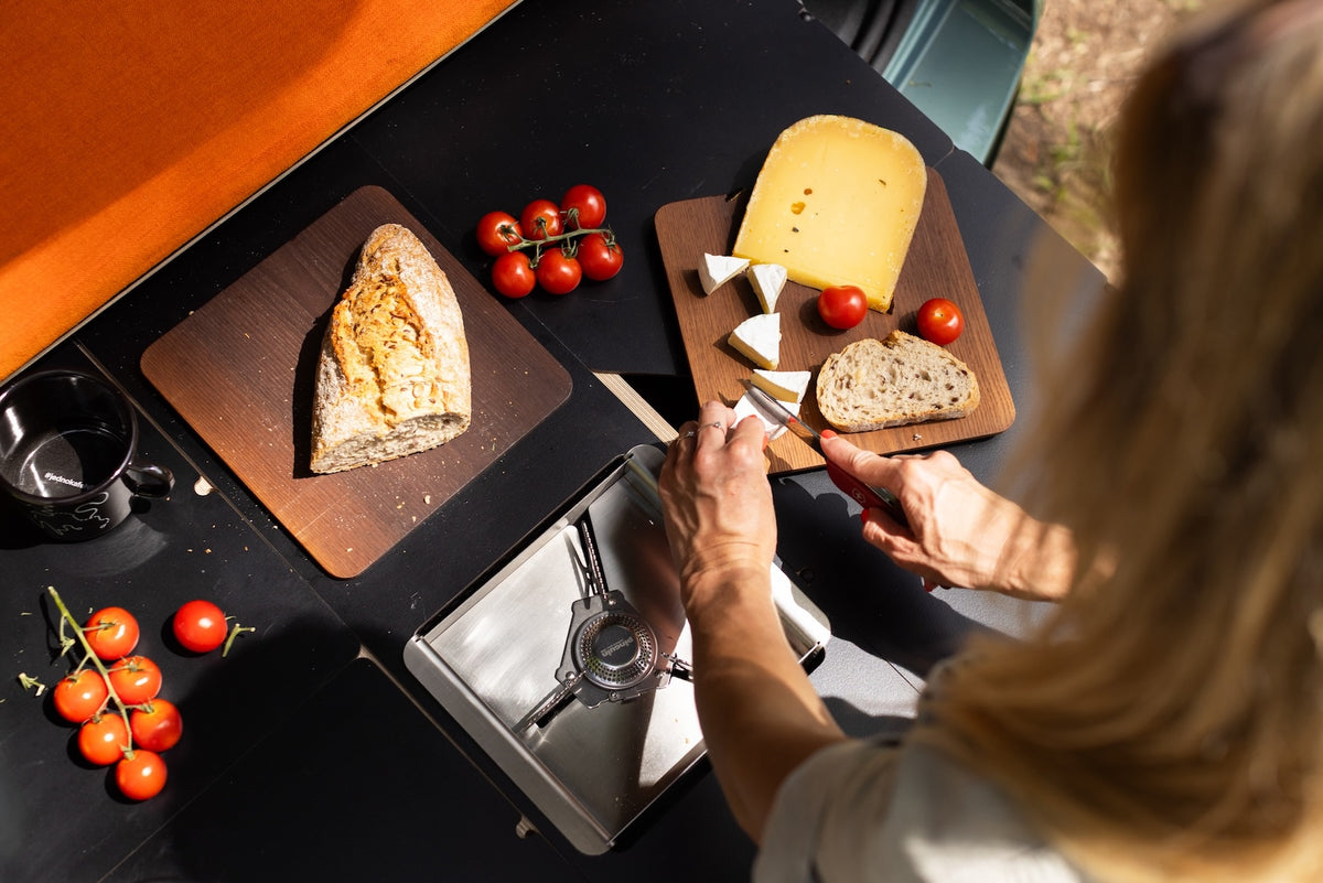 EGOE Nestbox S Komplettset – Campingbox mit Küche, Bett & Wassermodul