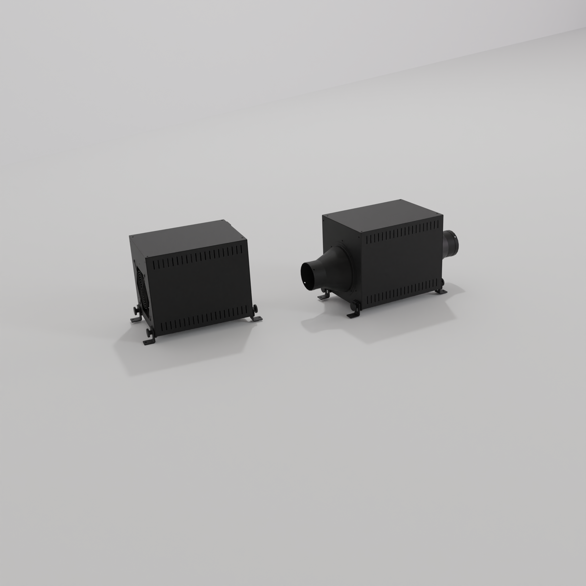 Elektrischer Warmluftbläser Heat 1500W für Wohnwagen, Wohnmobile und mehr – Mit digitalem Display, 3 Heizstufen (500W, 1000W, 1500W) und automatischer Temperaturregelung.