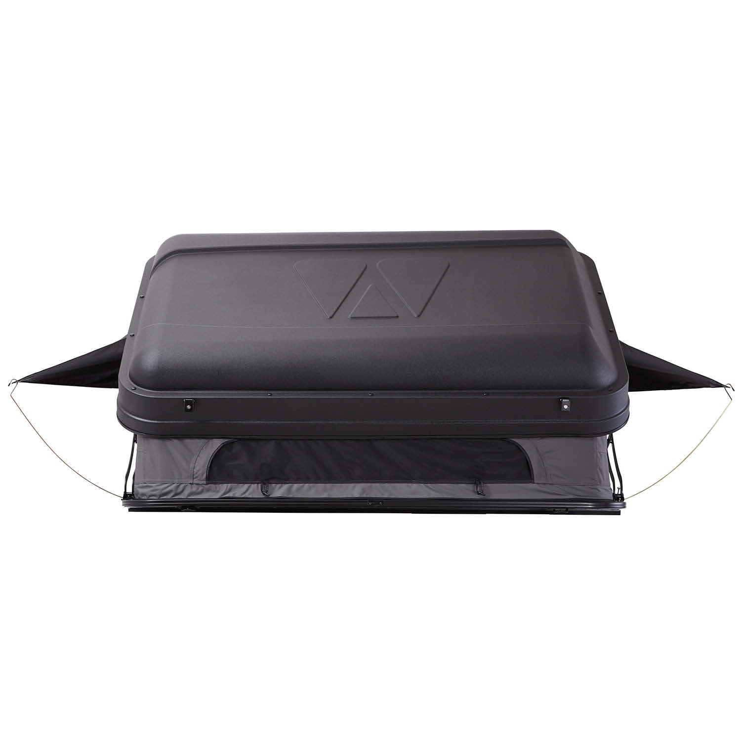 Hybrid Dachzelt MIGHTY OAK Gen 3.0: robuste Hartschale, recycelter Stoff, LED-Licht, schnell aufbaubar, ideal für 2-3 Personen, ganzjährig nutzbar.