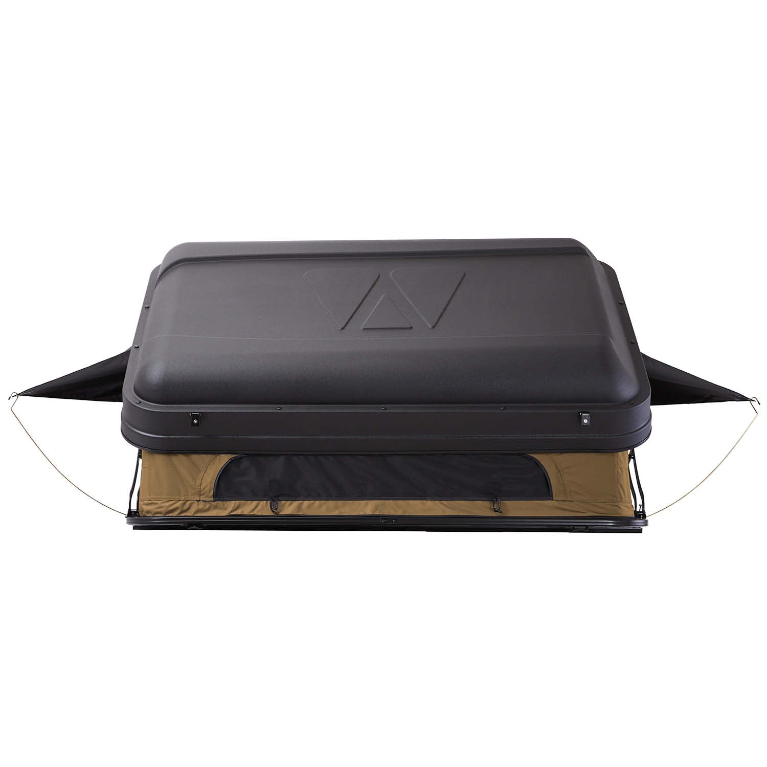 Hybrid Dachzelt MIGHTY OAK Gen 3.0: robuste Hartschale, recycelter Stoff, LED-Licht, schnell aufbaubar, ideal für 2-3 Personen, ganzjährig nutzbar.