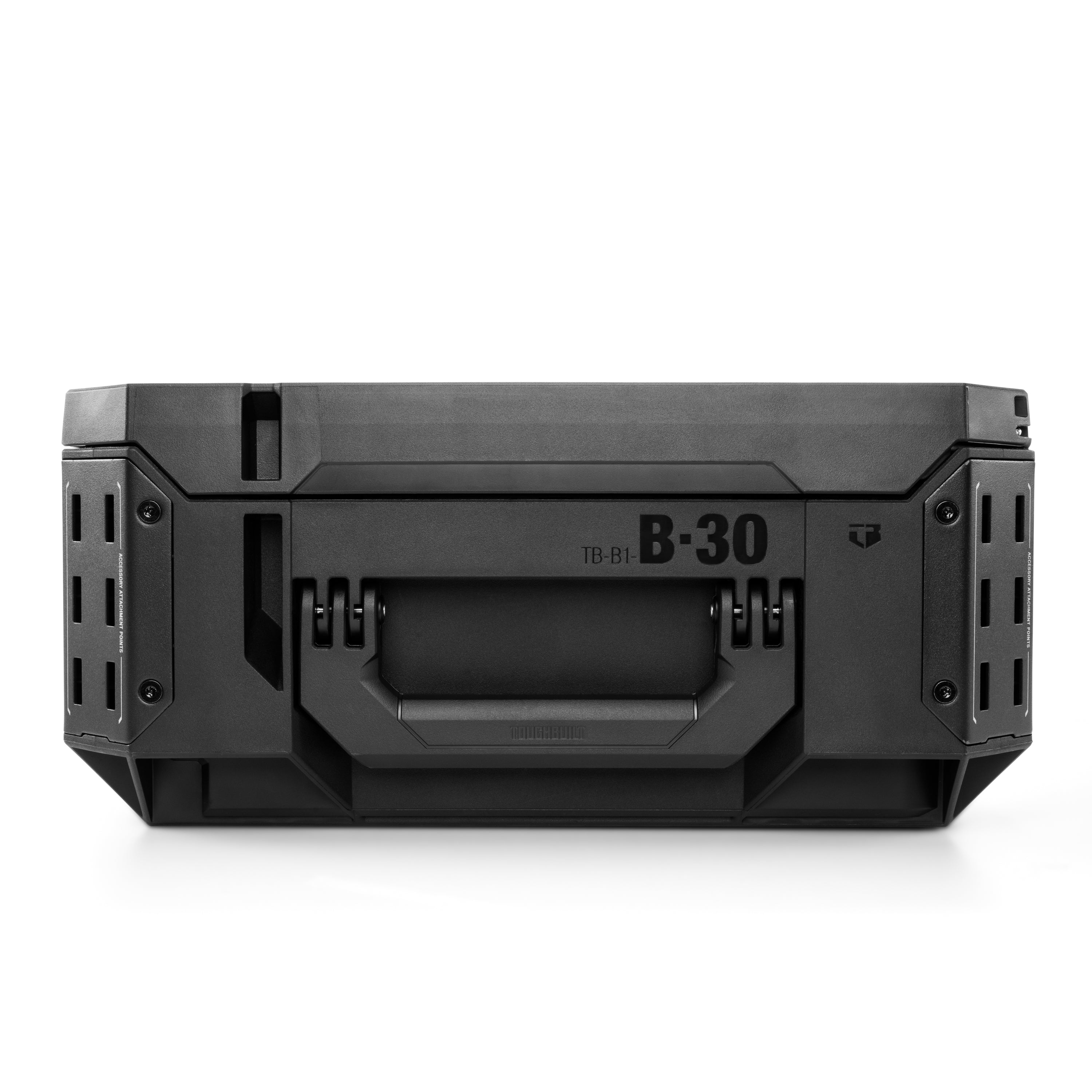 STACKTECH Campingbox TB-B1-B-30 für Outdoor-Enthusiasten: Schnell zugänglich, sicher, robust, mit individueller Anpassbarkeit und praktischer Verriegelung.