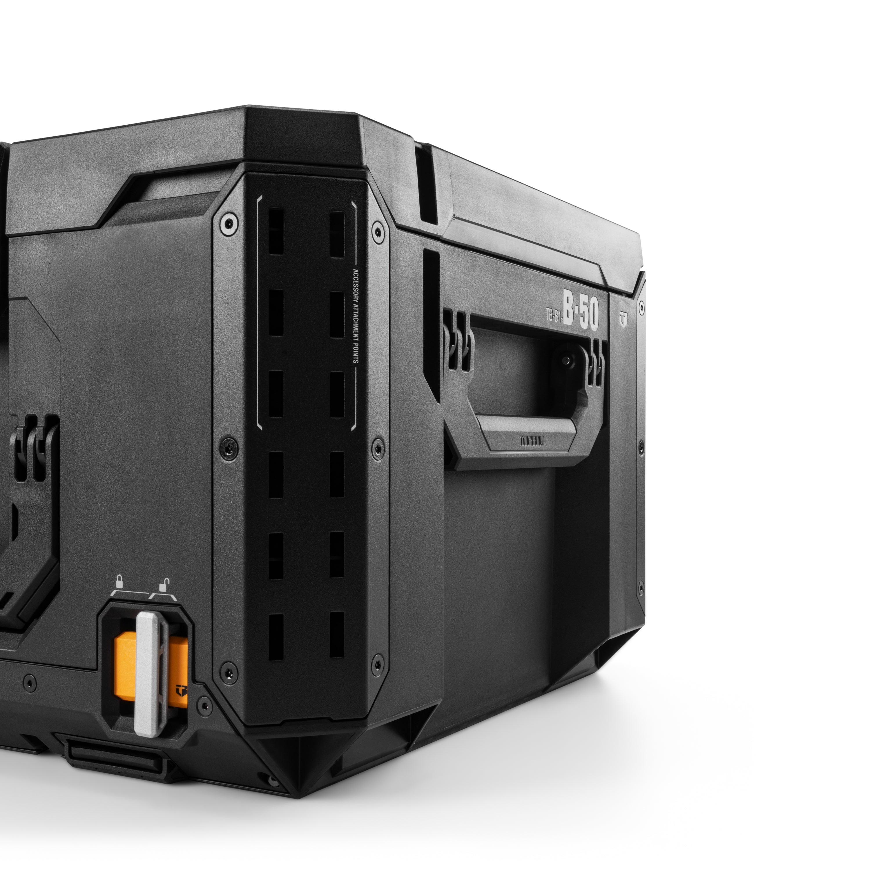 STACKTECH Campingbox TB-B1-B-50 für Outdoor-Aktivitäten: Schnell zugänglich, sicher, robust und individuell anpassbar für effektiven Transport.