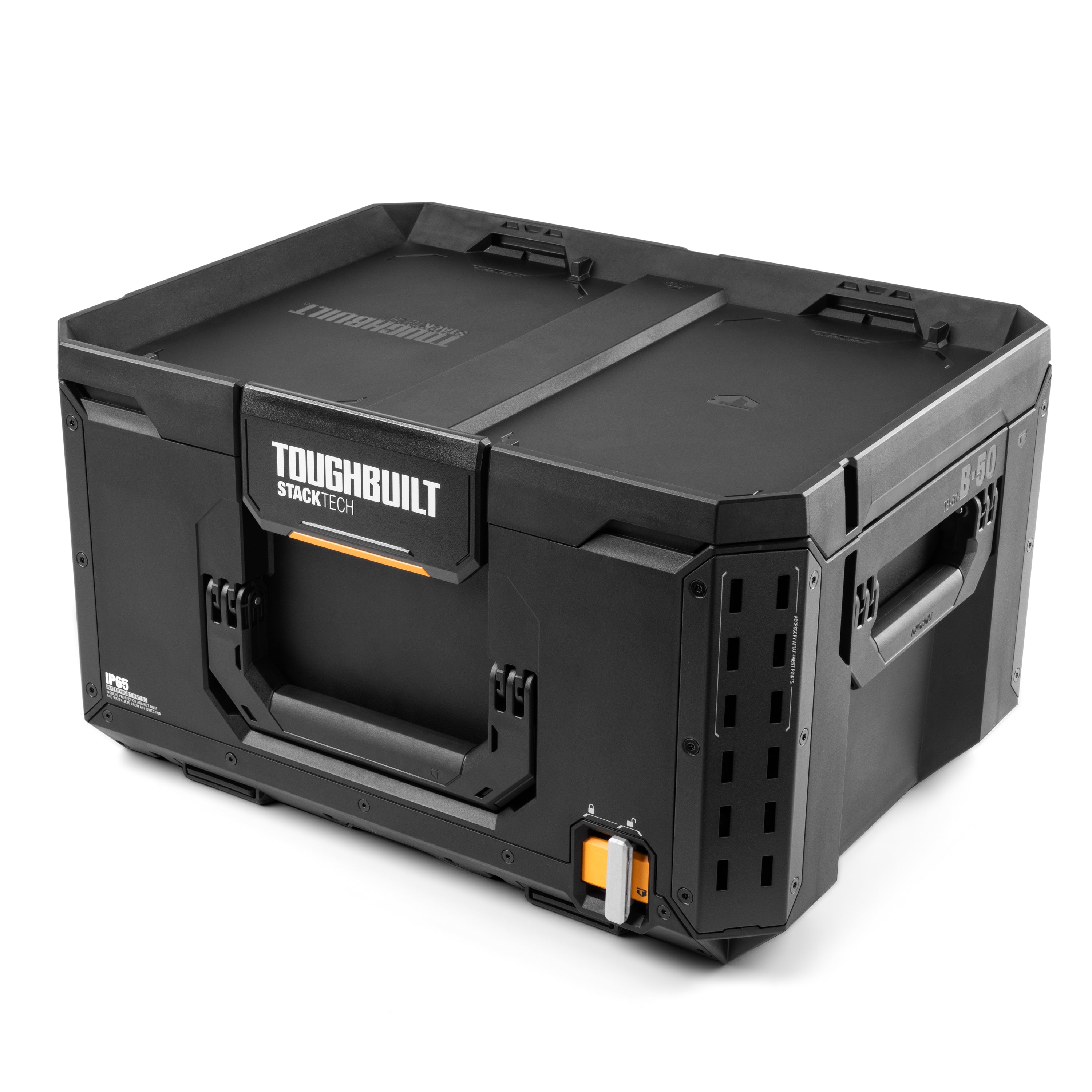 STACKTECH Campingbox TB-B1-B-50 für Outdoor-Aktivitäten: Schnell zugänglich, sicher, robust und individuell anpassbar für effektiven Transport.