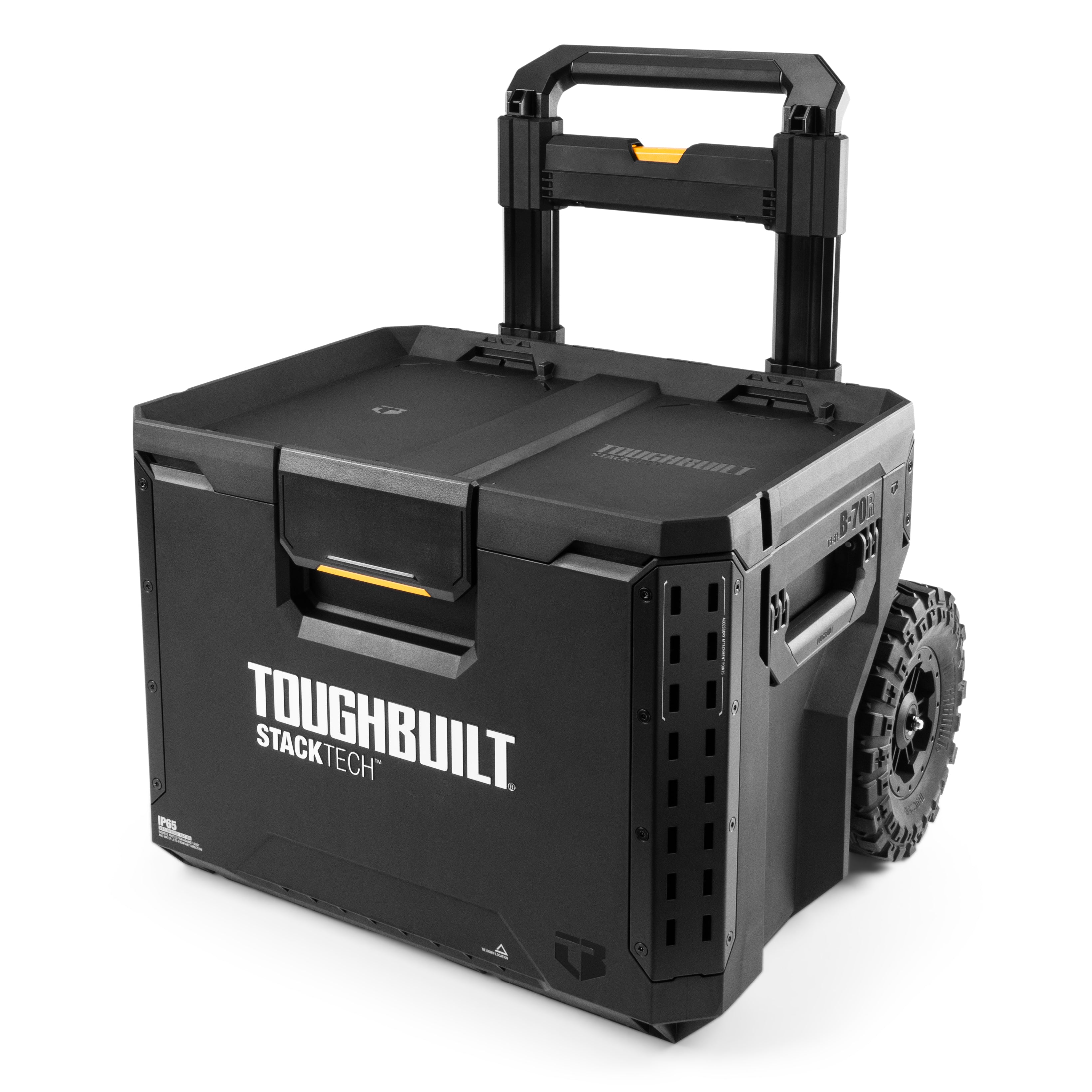 Campingbox mit Rollen. Flexibel anpassbar, mit Schnellverschluss, robustem Polymer, geländegängigen Rollen und schnellem Zugriff auf Ausrüstung für Outdoor-Abenteuer.