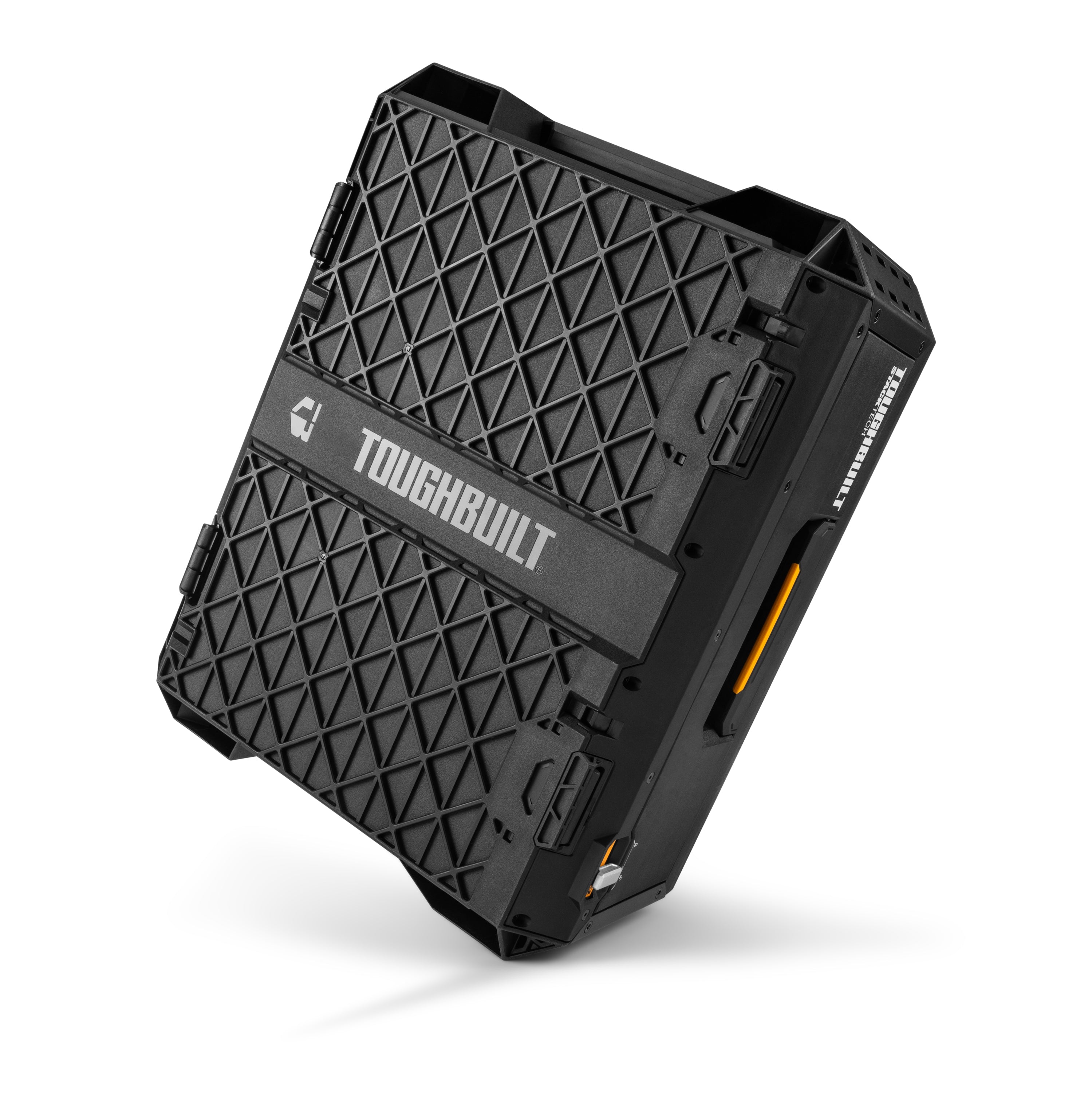 STACKTECH Campingbox mit 1 Schublade TB-B1-D-70-1. Schnellzugriff, robust, stahlverstärkter Deckel, IP65, modular anpassbar für Outdoor-Aktivitäten.
