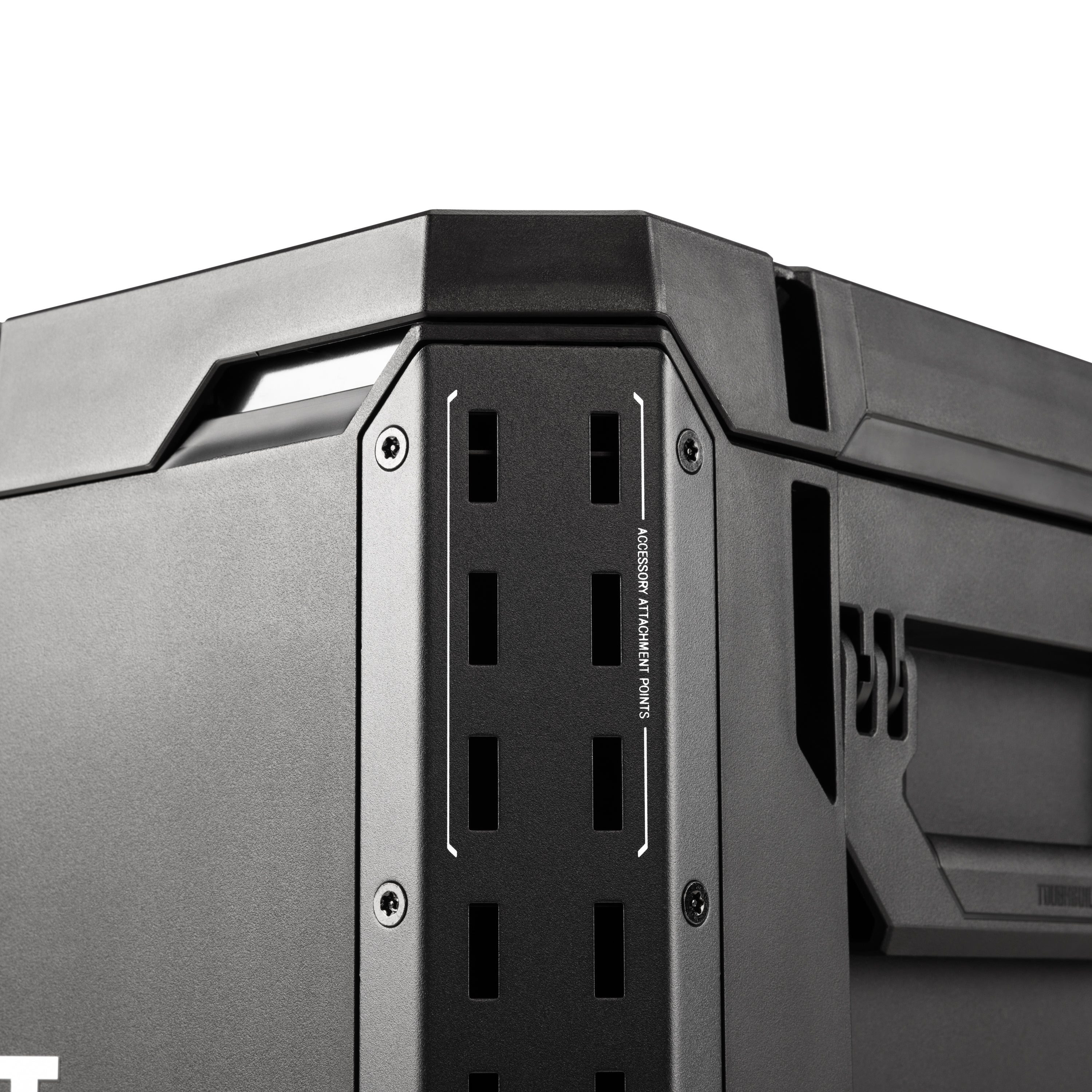 STACKTECH Campingbox mit 3 Schubladen TB-B1-D-70-3. Schnellzugriff, robuste Bauweise, IP65, stahlverstärkter Deckel, modular anpassbar für Outdoor-Aktivitäten.