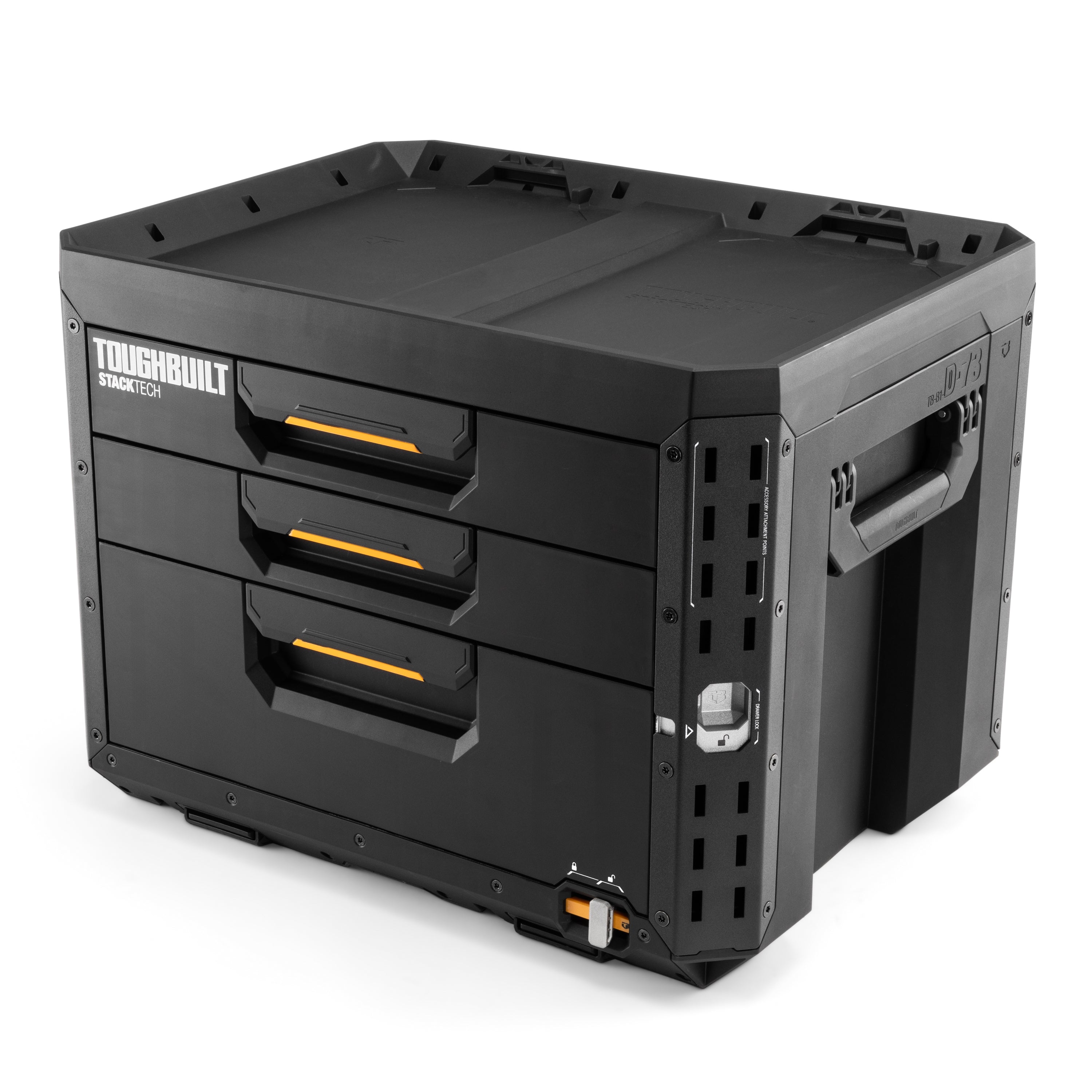 TOUGHBUILT 3-Drawer Locking Box Campingbox mit 3 Schubladen TB-B1-D-73