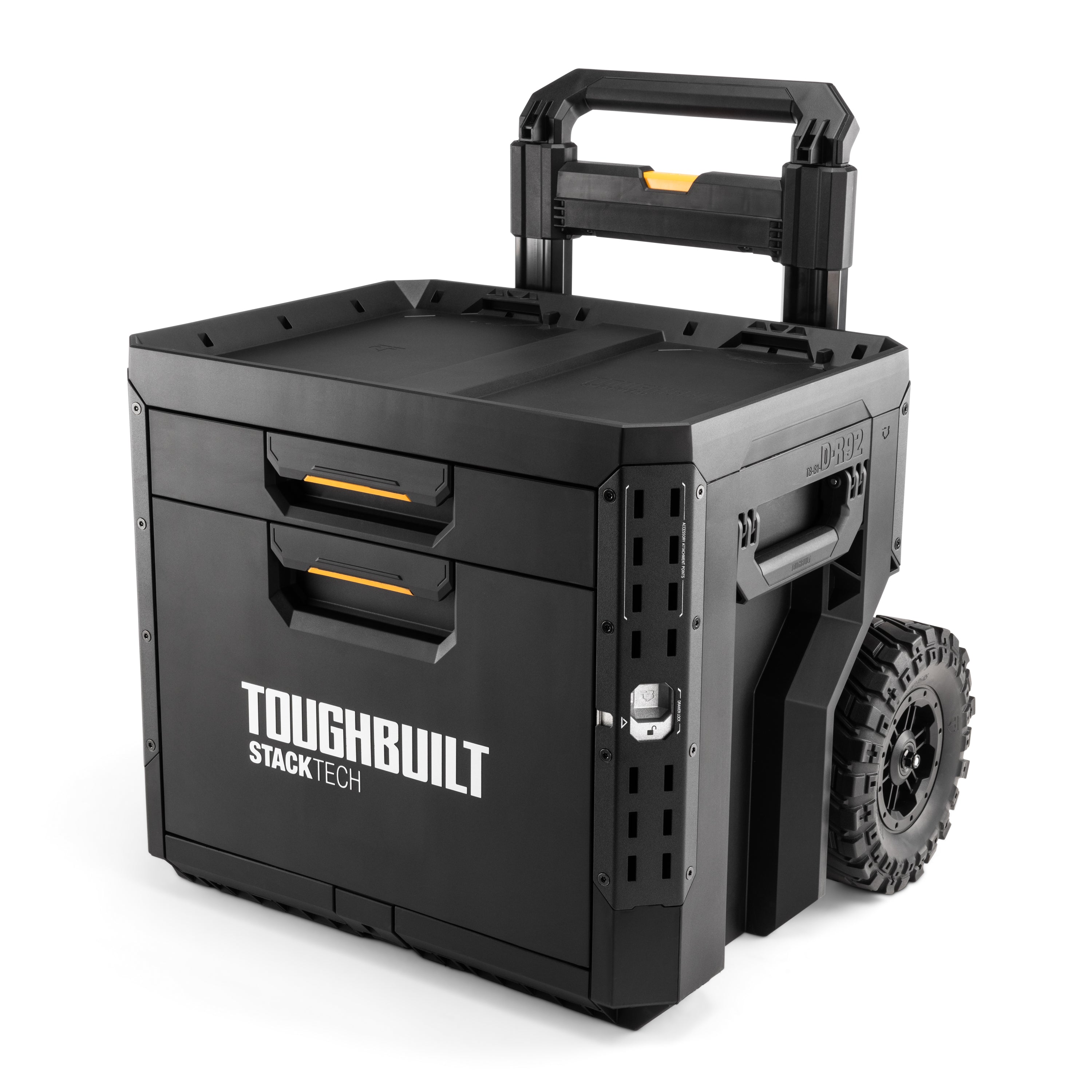 TOUGHBUILT Rolling 2-Drawer Locking Box Campingbox mit 2 Schubladen TB-B1-D-R92