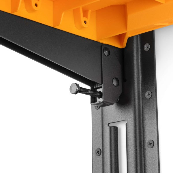 TOUGHBUILT StackTech Seitenansicht Regal Wandhalter Details