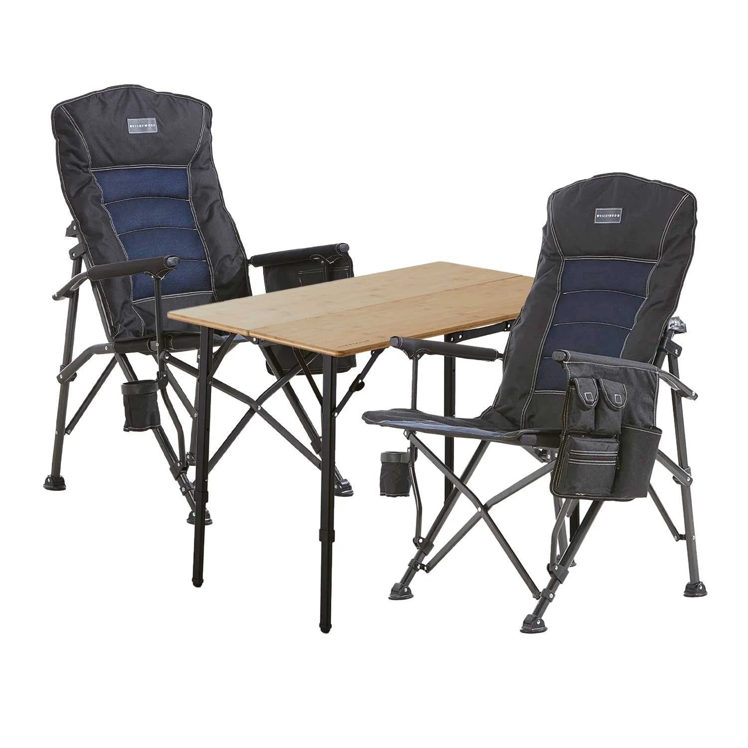 VICKYWOOD Campingstuhl und -tisch SUMMIT Bamboo