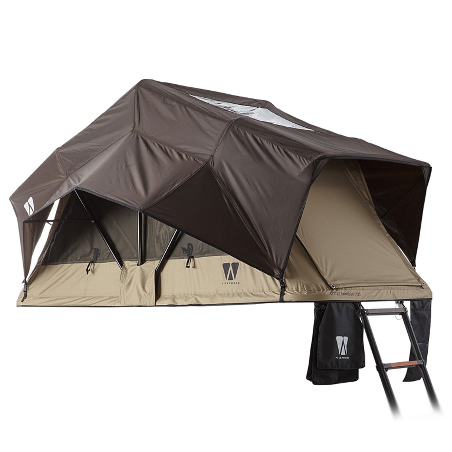 VICKYWOOD Little Bamboo Dachzelt – ultraleichtes Klappdachzelt