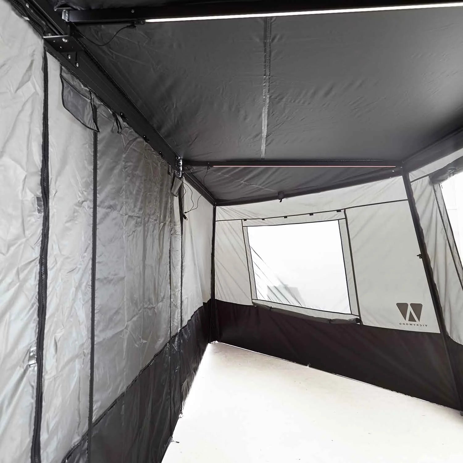 VICKYWOOD LEAF Seitenwände für 180° Markise