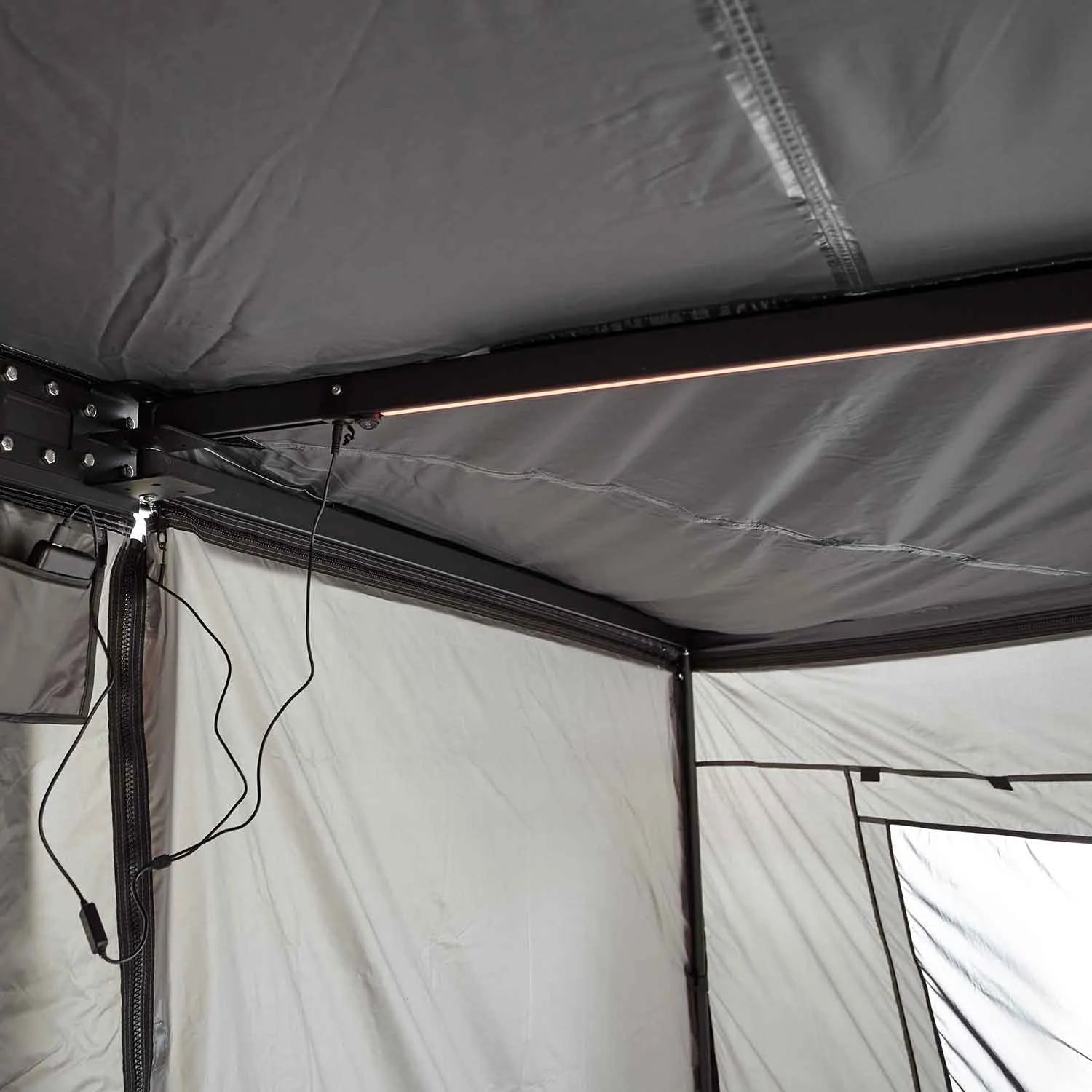 VICKYWOOD LEAF Seitenwände für 180° Markise