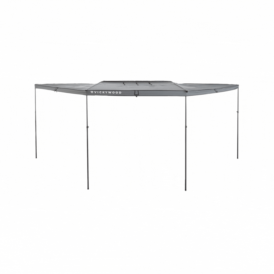 VICKYWOOD LEAF Seitenwände für 180° Markise