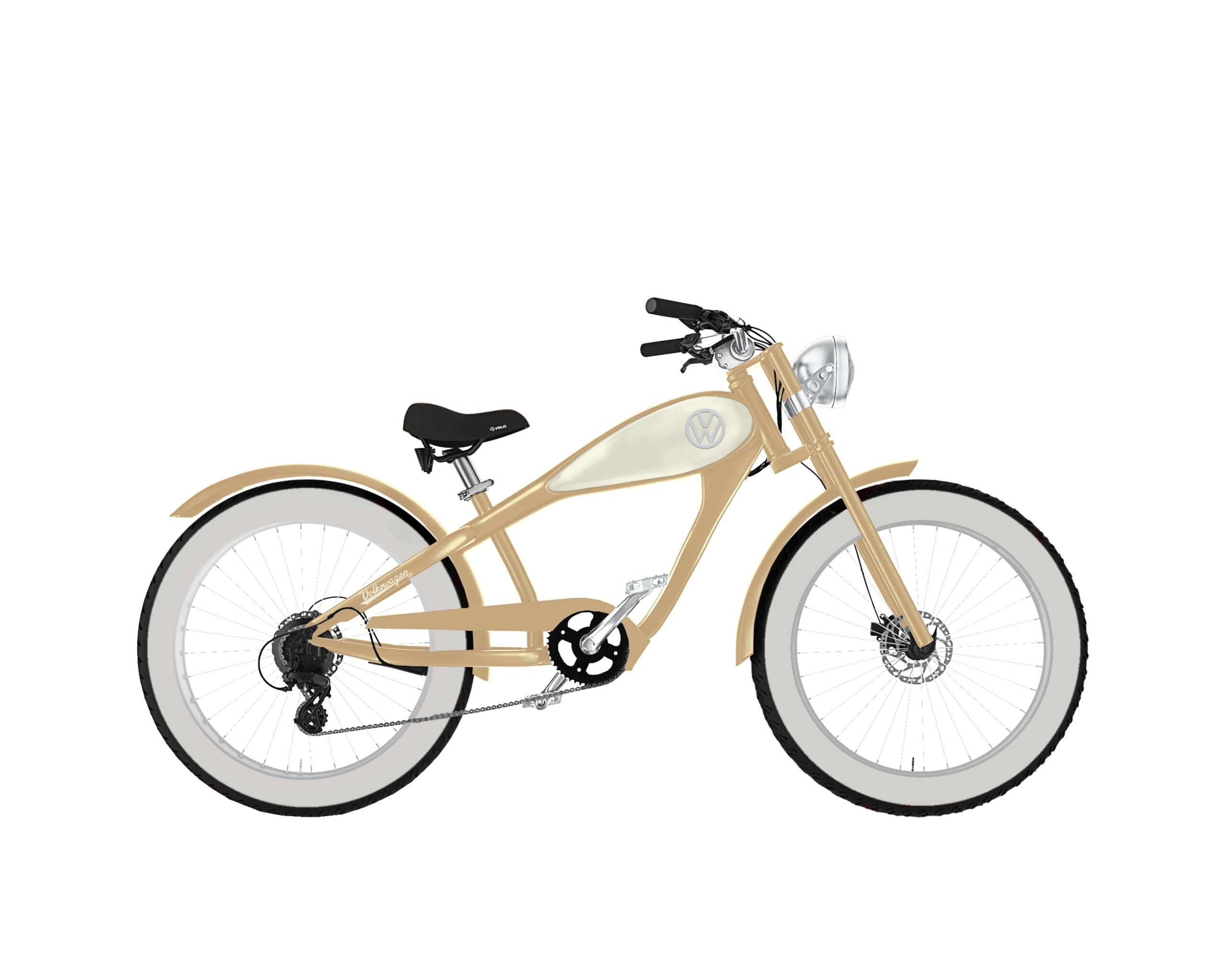 Volkswagen Bulli Bike Chrome – designed by MC E-Bike Beige