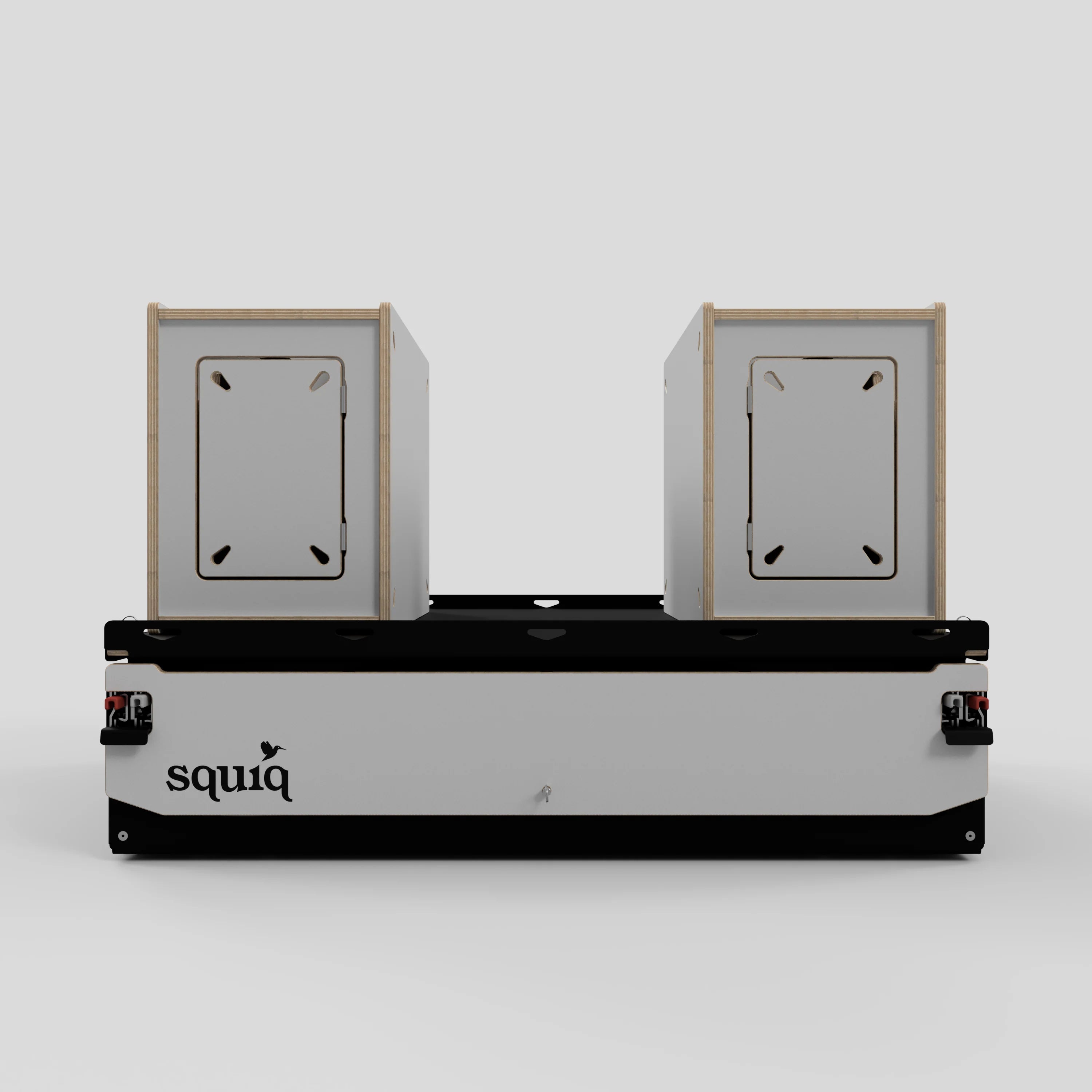 squiq Traveler mini - Campingbox und Kofferraumauszug für Kompaktwagen