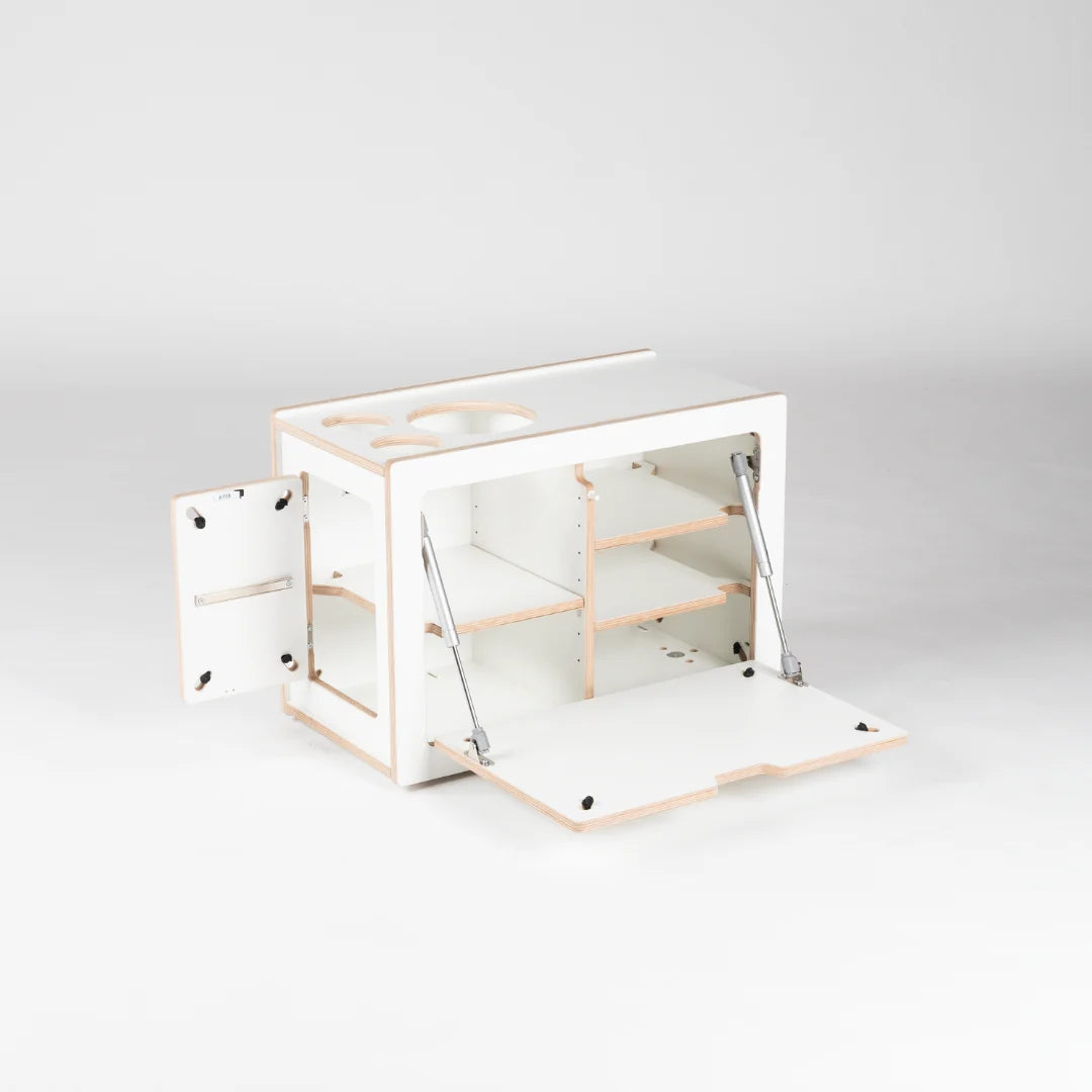 squiq Traveler compact – Campingbox und Kofferraumauszug für kleine Kombis