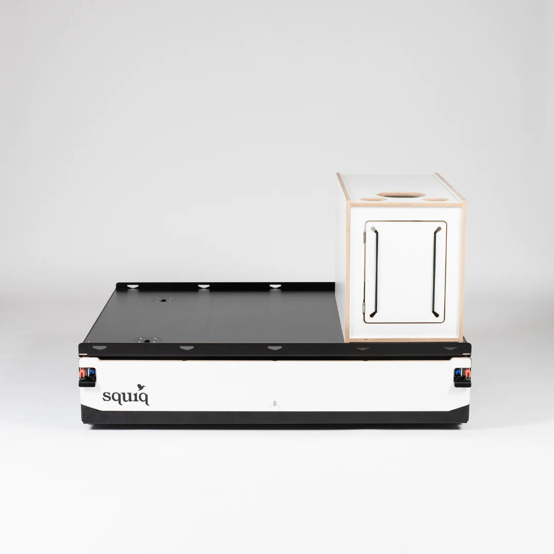 squiq Traveler max – Campingbox und Kofferraumauszug für Vans