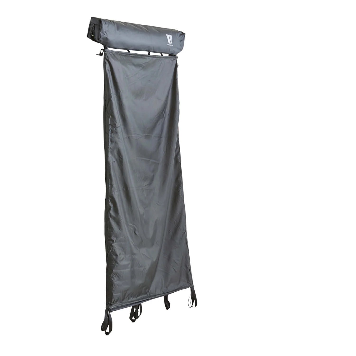 VICKYWOOD Duschzelt: Schneller Aufbau, blickdicht, LED-Licht, Taschen für Accessoires, 100x180 cm – Dusche & Umkleide in einem!