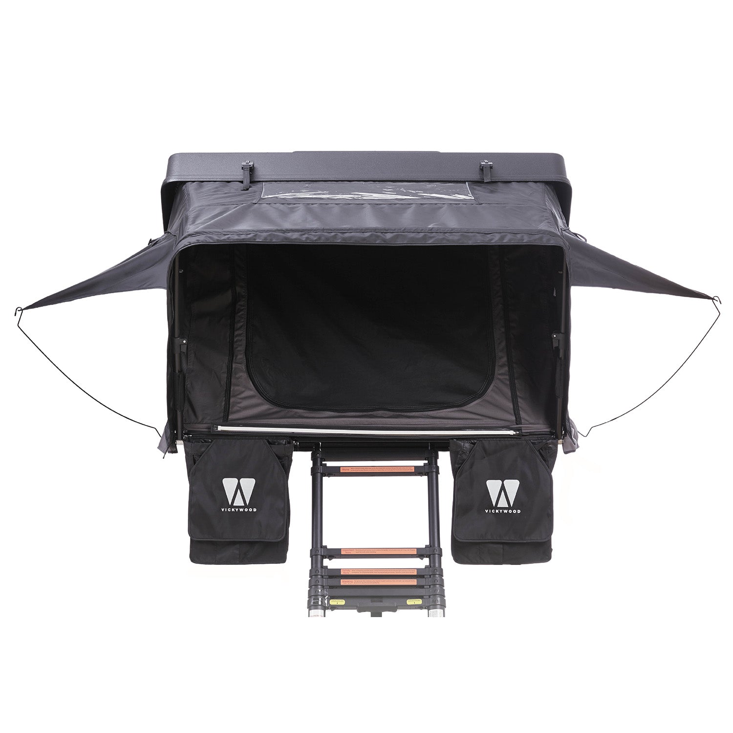 Leichtbau-Hybrid-Dachzelt MIGHTY OAK LIGHT: nur 69 kg, robuste Hartschale, STABILUS-Federn, LED, Platz für 2 Personen, Zubehör optional.