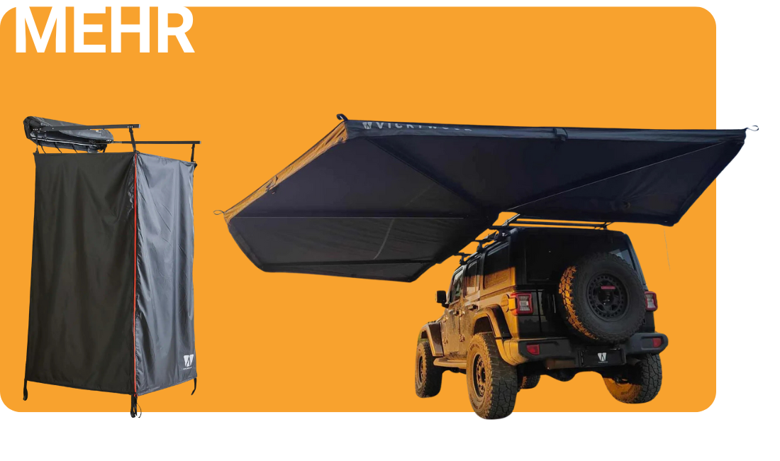 Campingzubehör wie Kühlboxen, Trenntoiletten, Gaskocher, Heizung, Campingduschen