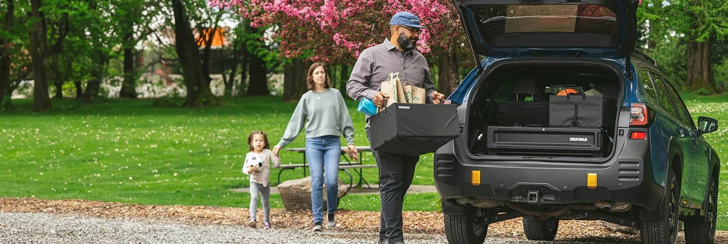 Yakima MOD Campact Campingbox Stapelbares Schubladensystem mit stabiler Metallkonstruktion, edler Bambus-Oberfläche