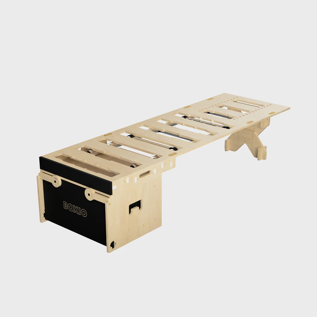 BOXIO RACK Modulare Campingbox mit Bett BUNDLE S