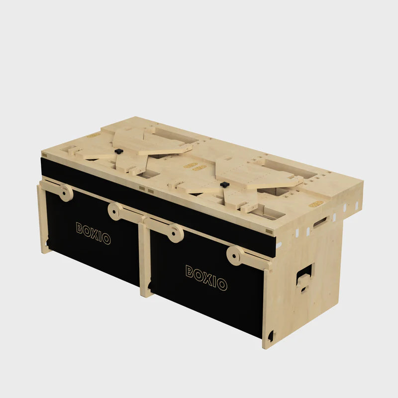 BOXIO RACK Modulare Campingbox mit Bett BUNDLE XL