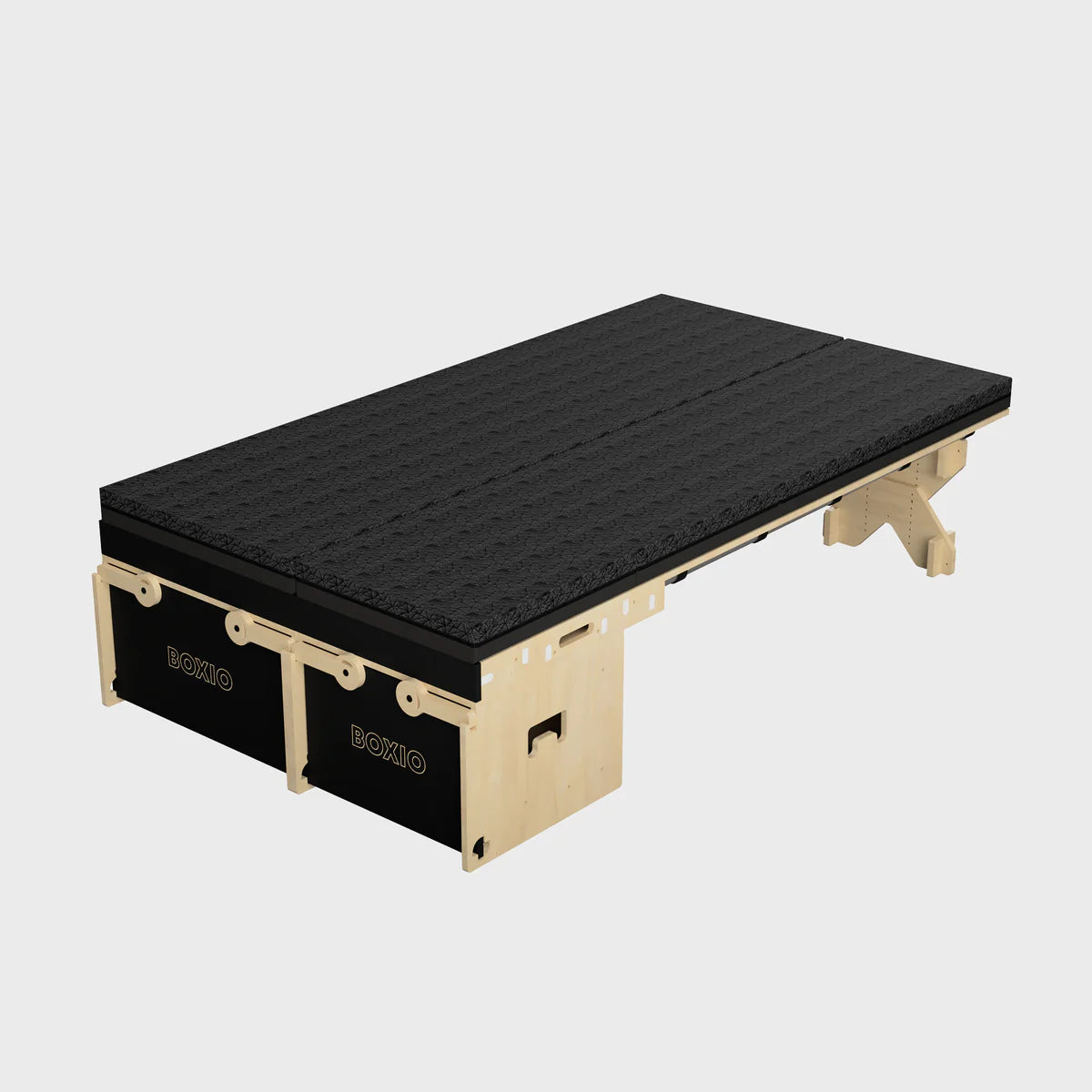 BOXIO RACK Modulare Campingbox mit Bett BUNDLE L