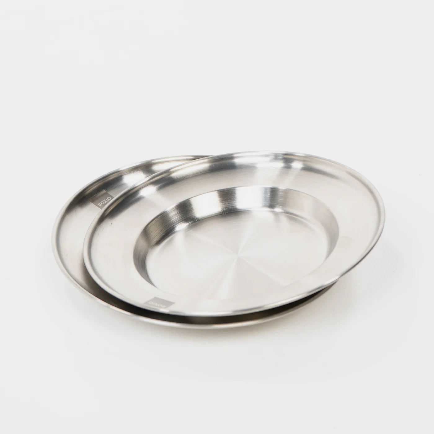 BOXIO Teller Edelstahl 2er Set