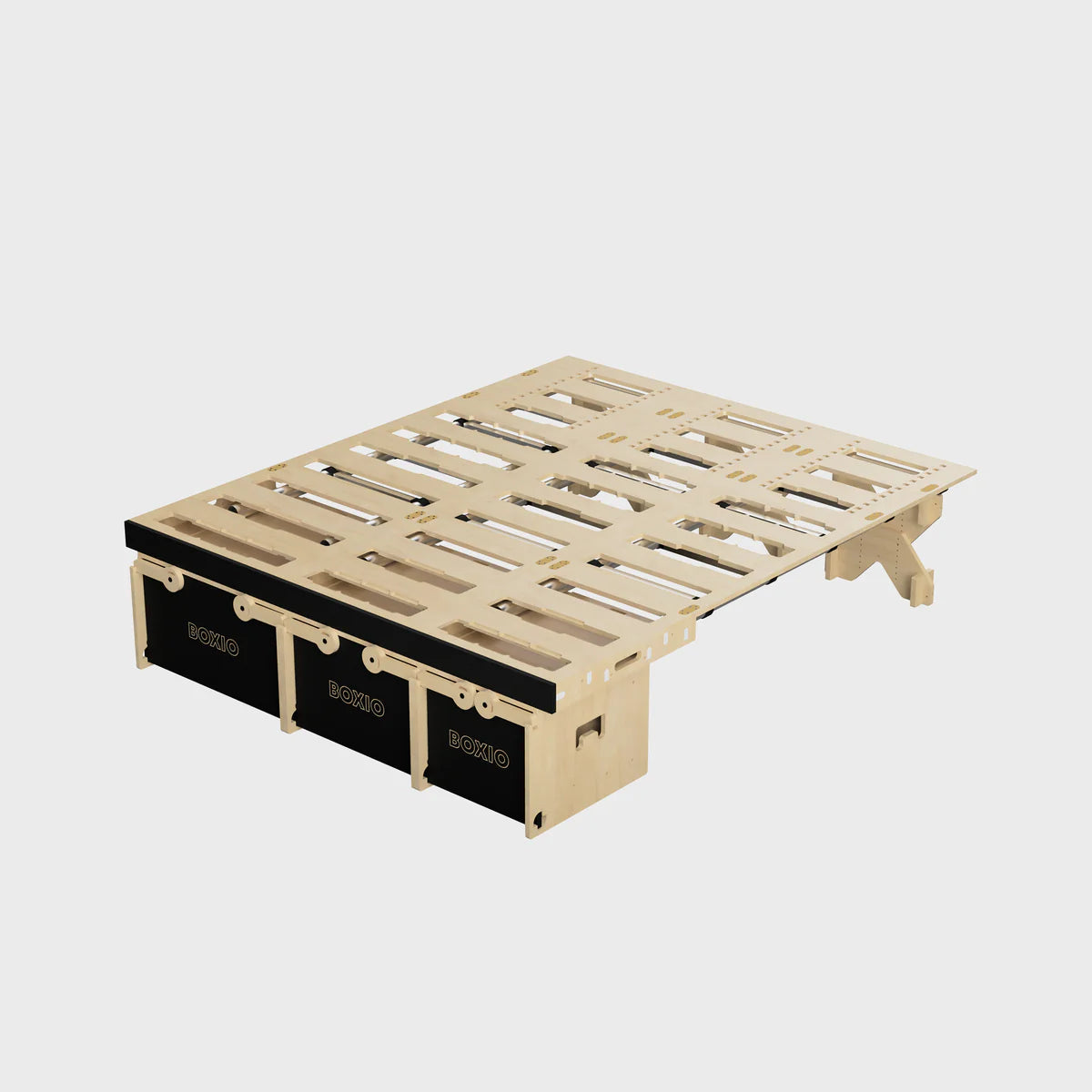 BOXIO RACK Modulare Campingbox mit Bett BUNDLE XXL