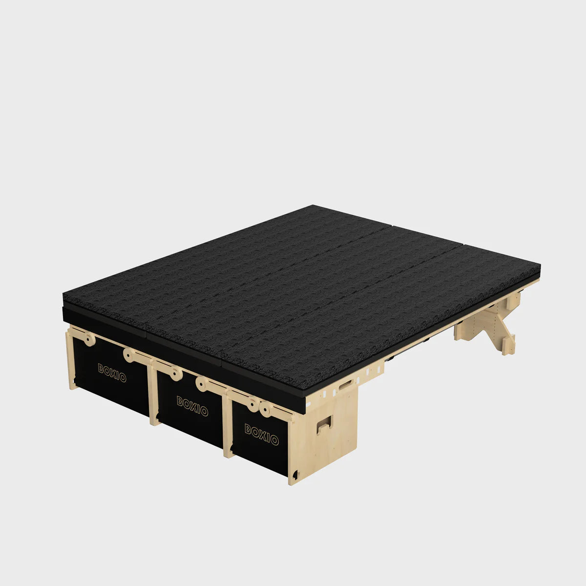 BOXIO RACK Modulare Campingbox mit Bett BUNDLE XXL