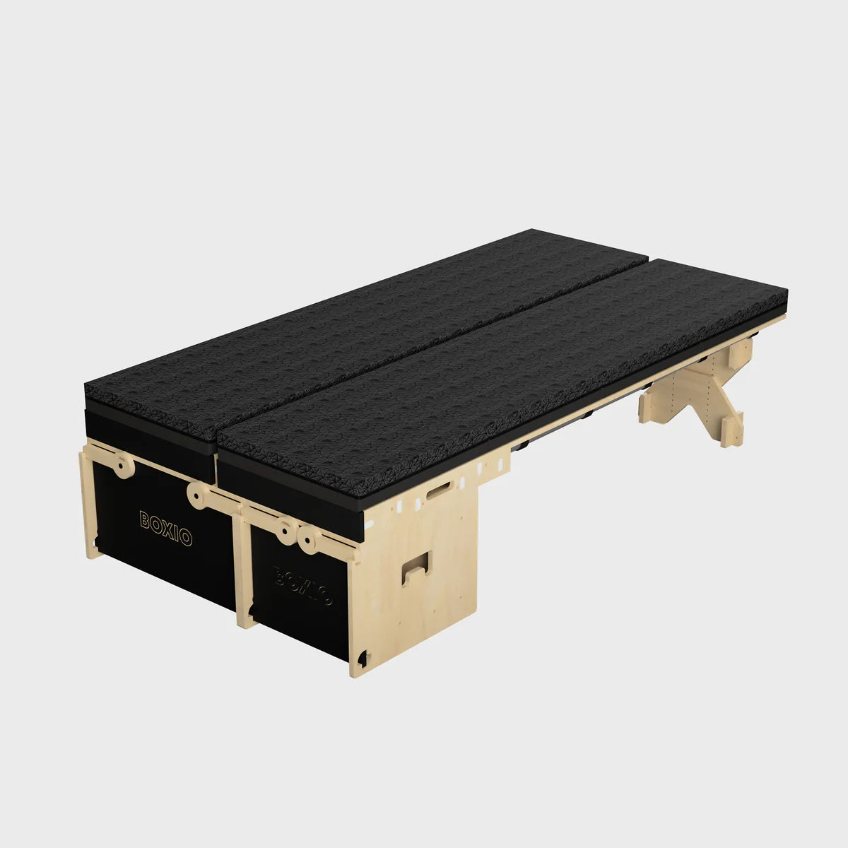 BOXIO RACK Modulare Campingbox mit Bett BUNDLE M