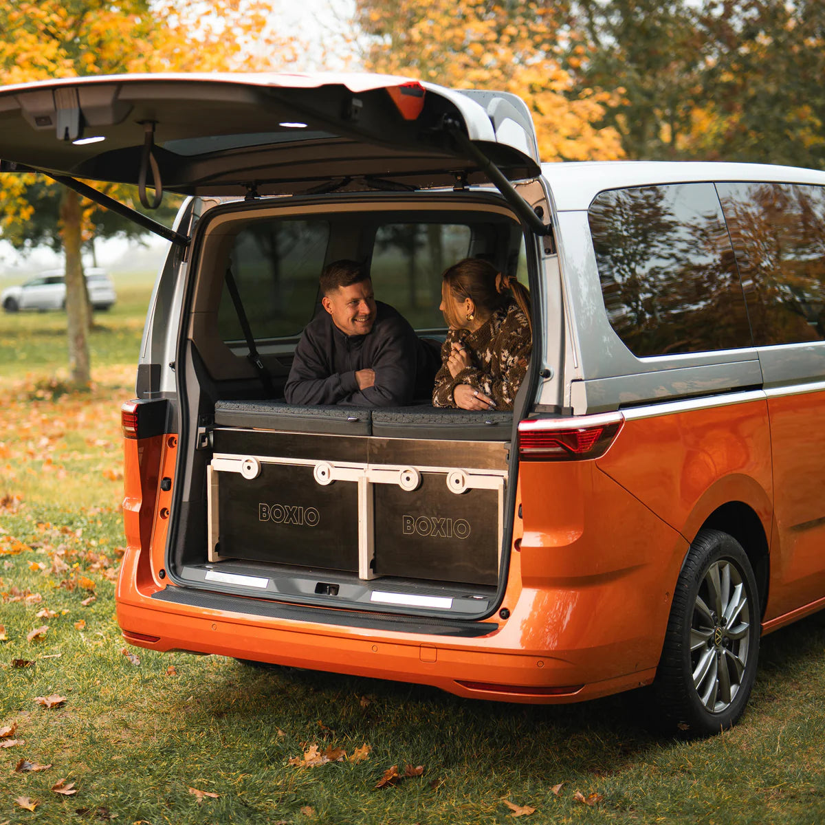 BOXIO RACK Modulare Campingbox mit Bett BUNDLE M