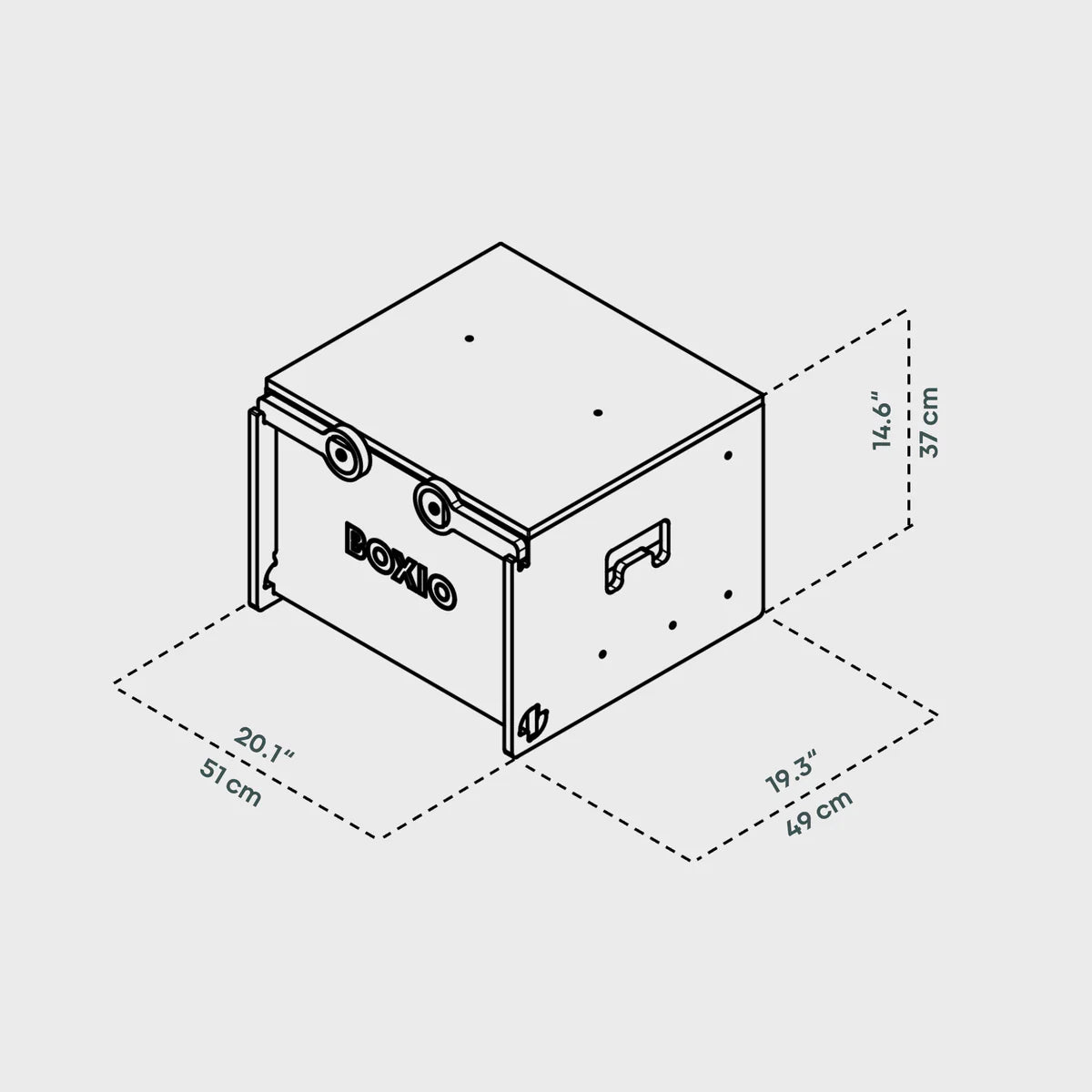 BOXIO RACK BOX Modulare Campingbox M