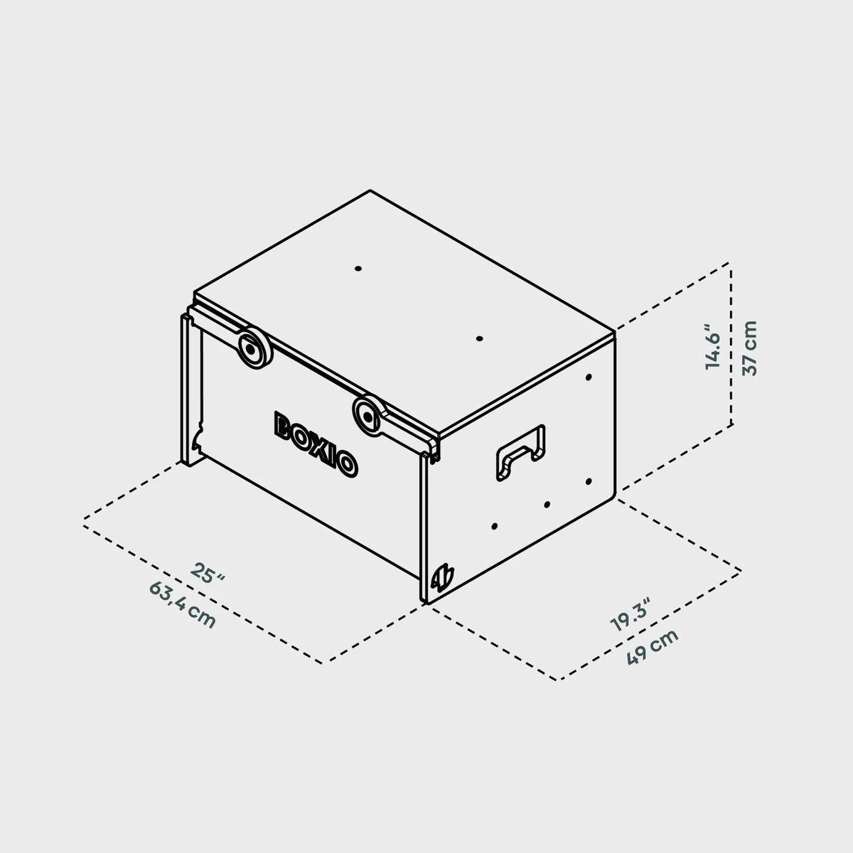 BOXIO RACK BOX Modulare Campingbox L